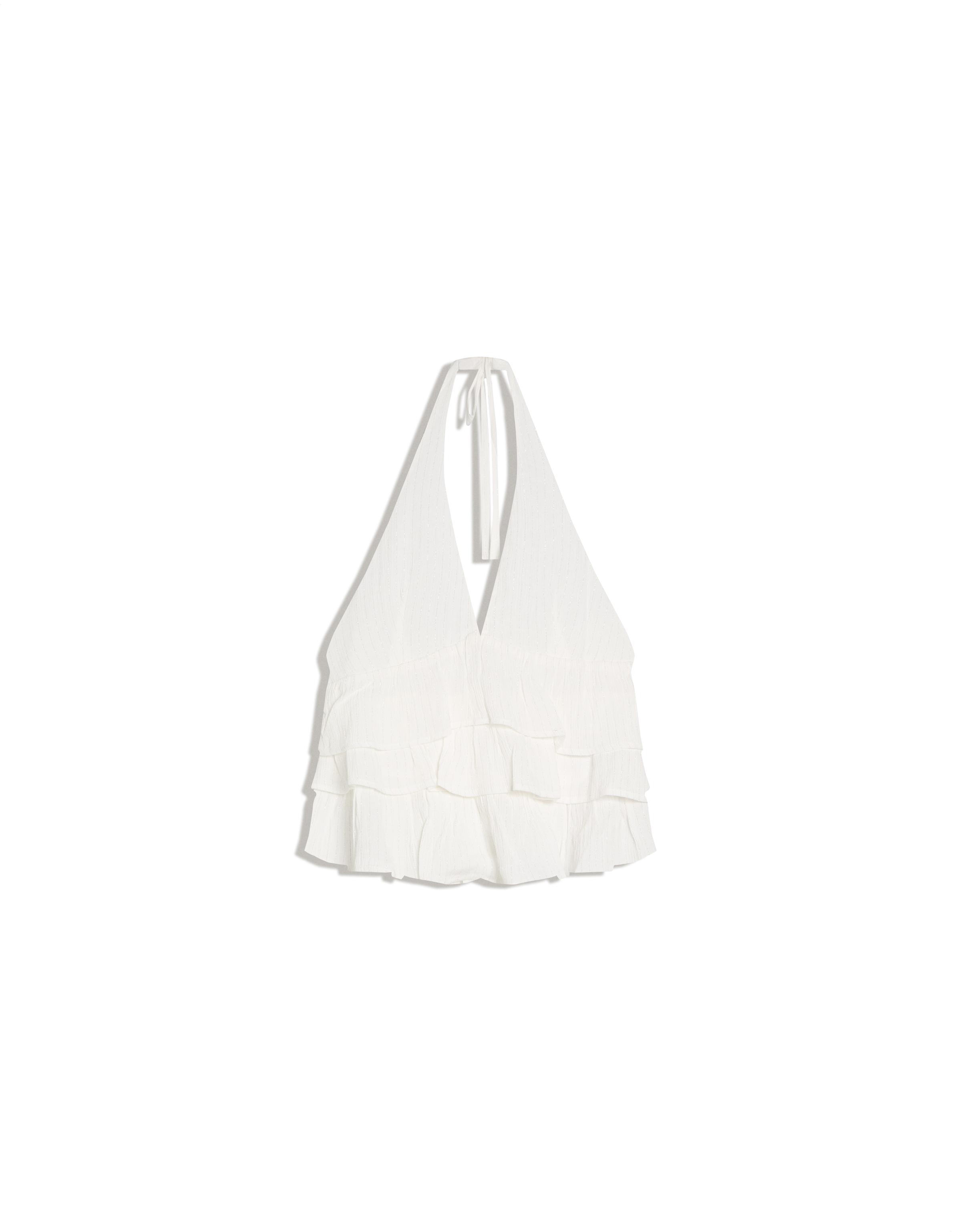 Ruffle halter top