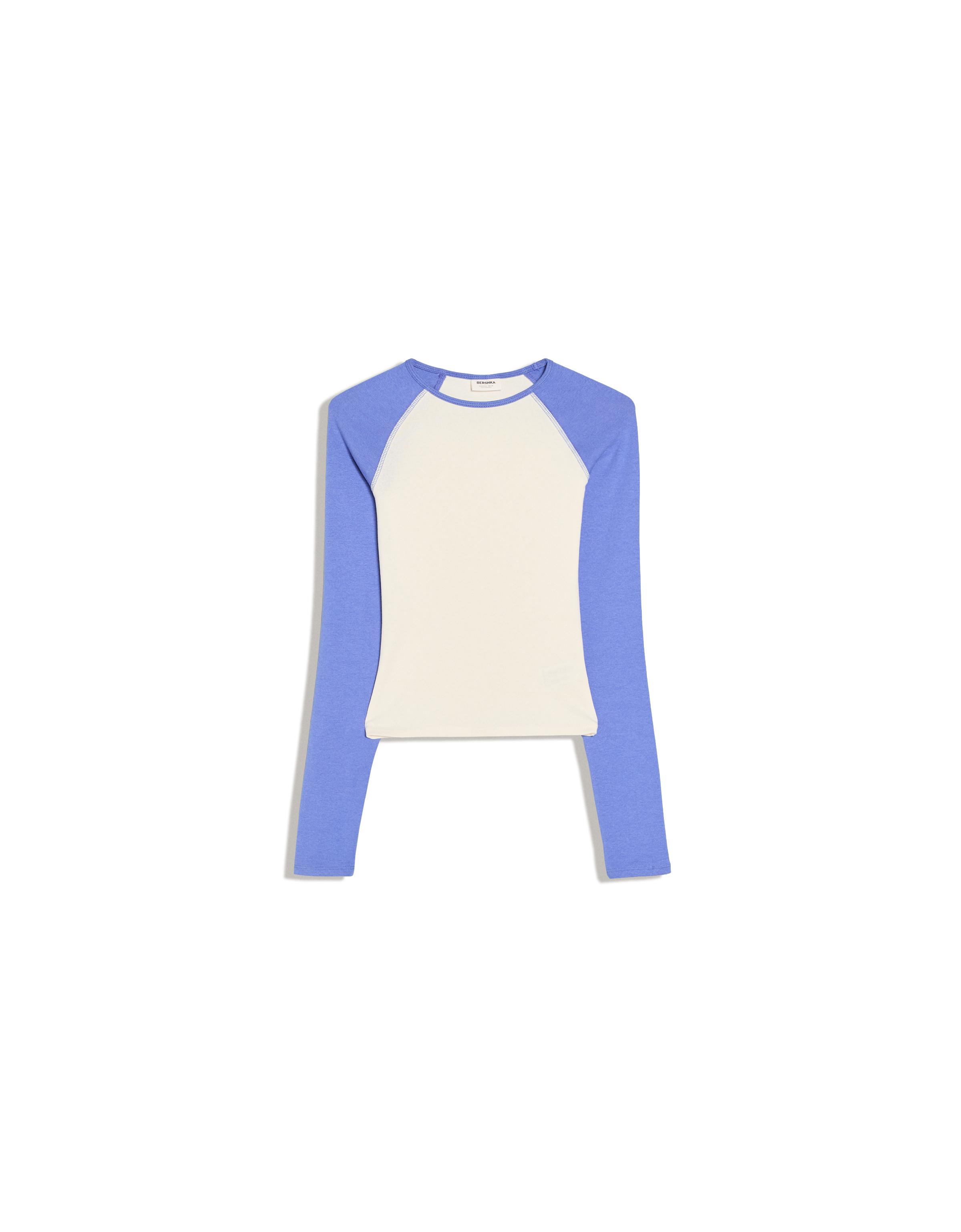 Long sleeve raglan T-shirt — Violet