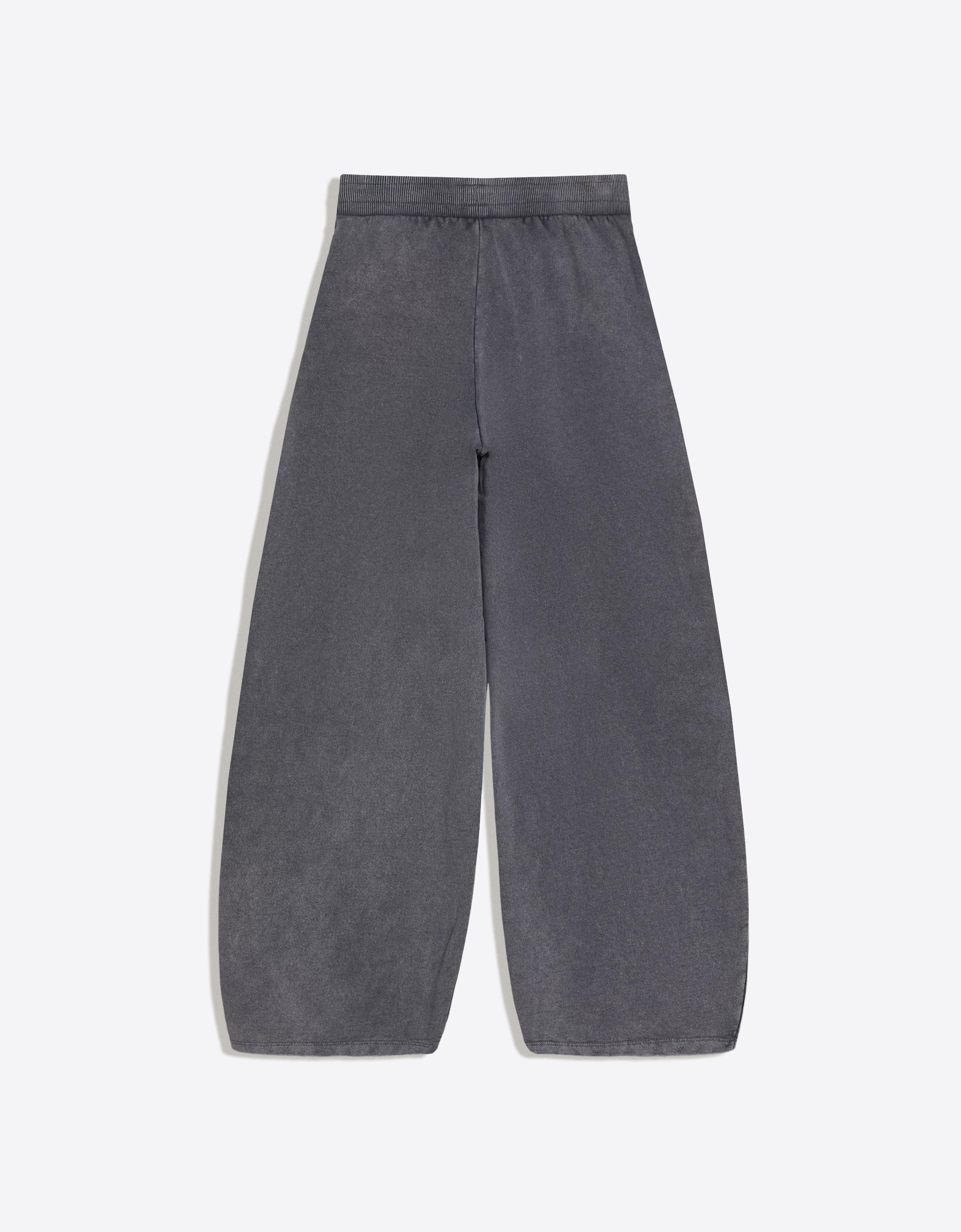 Baskılı barrel fit şardonlu eşofman altı - Görsel 37