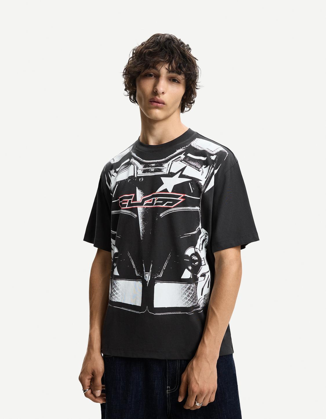 Short sleeve T-shirt with print