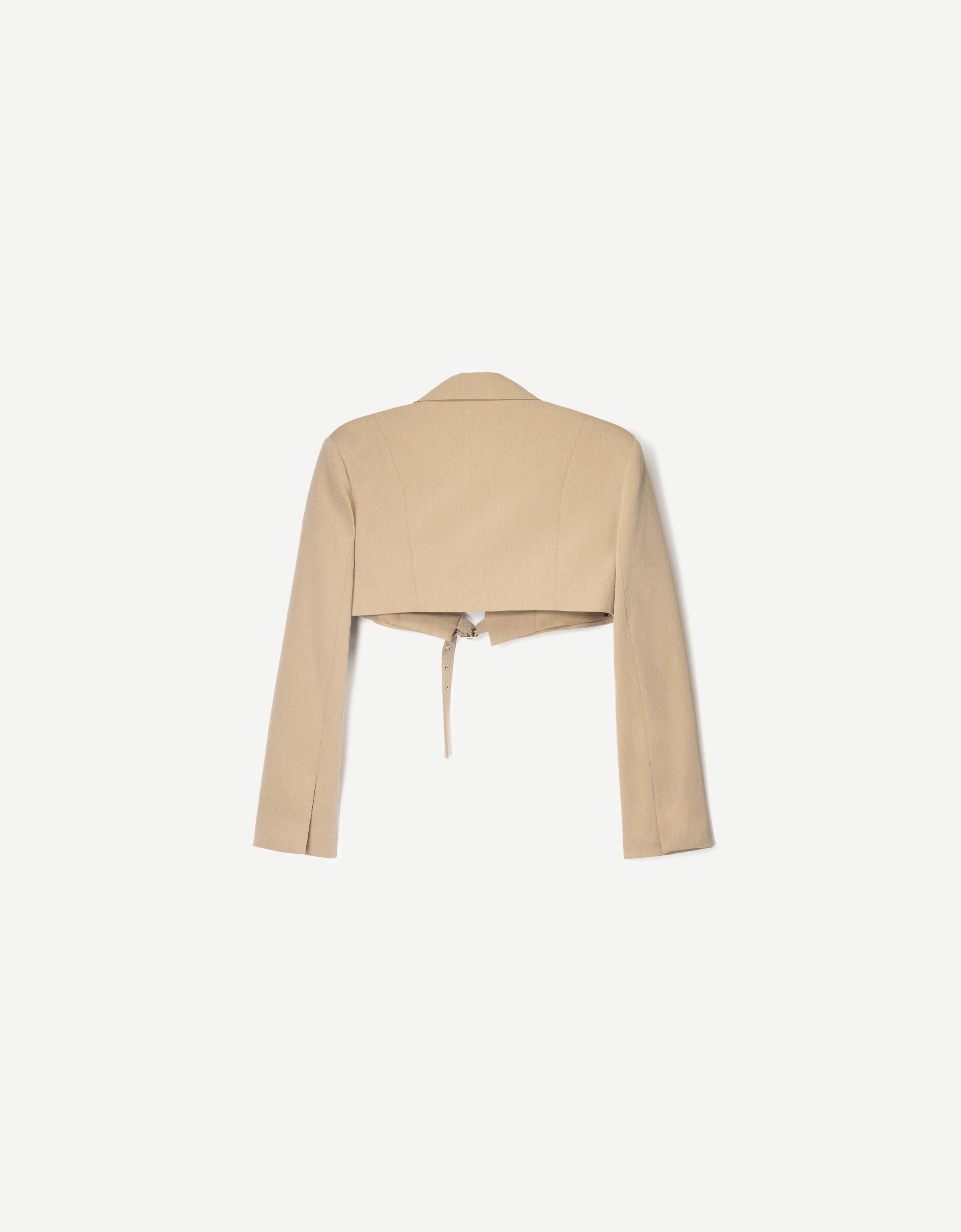 Cropped blazer - Jackets and blazers - BSK Teen | Bershka