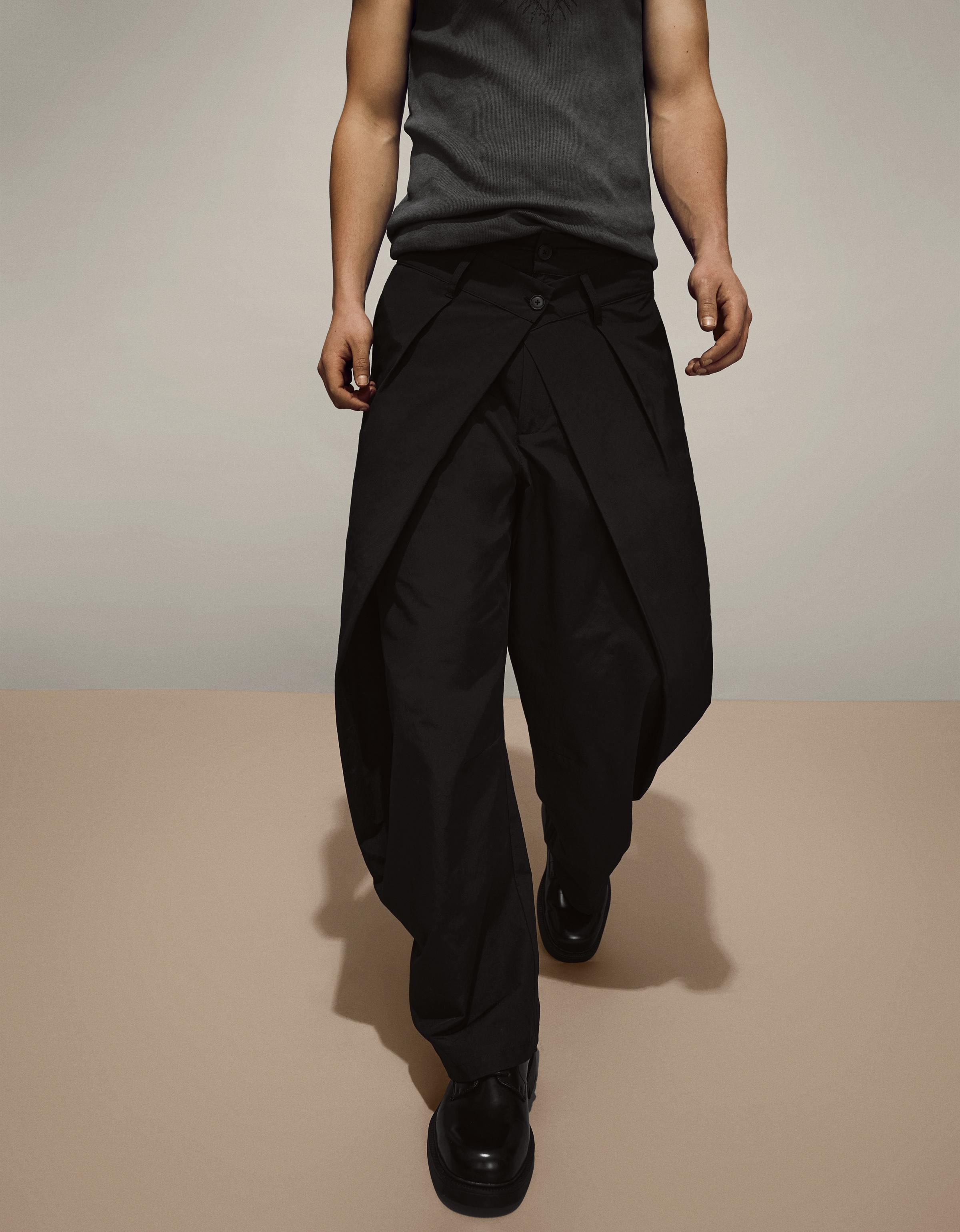 Super baggy fit çapraz pantolon - Görsel 11