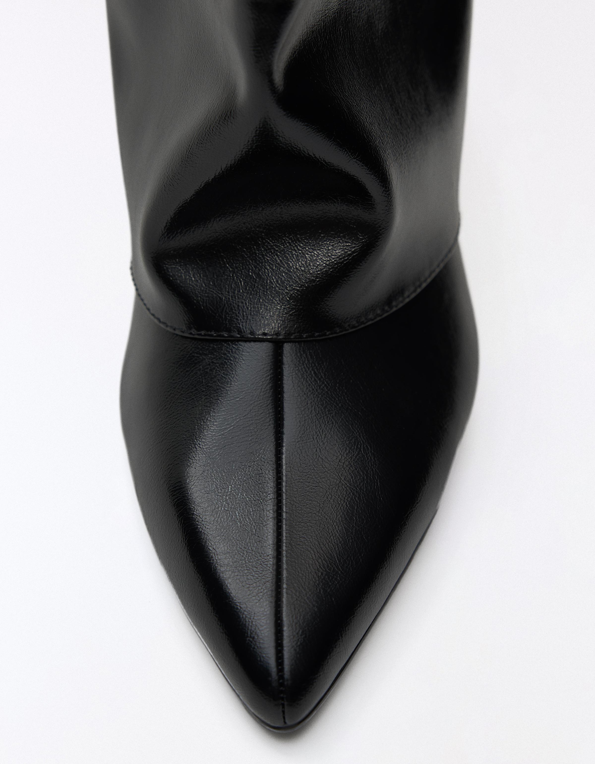 Trouser heel boots — BLACK