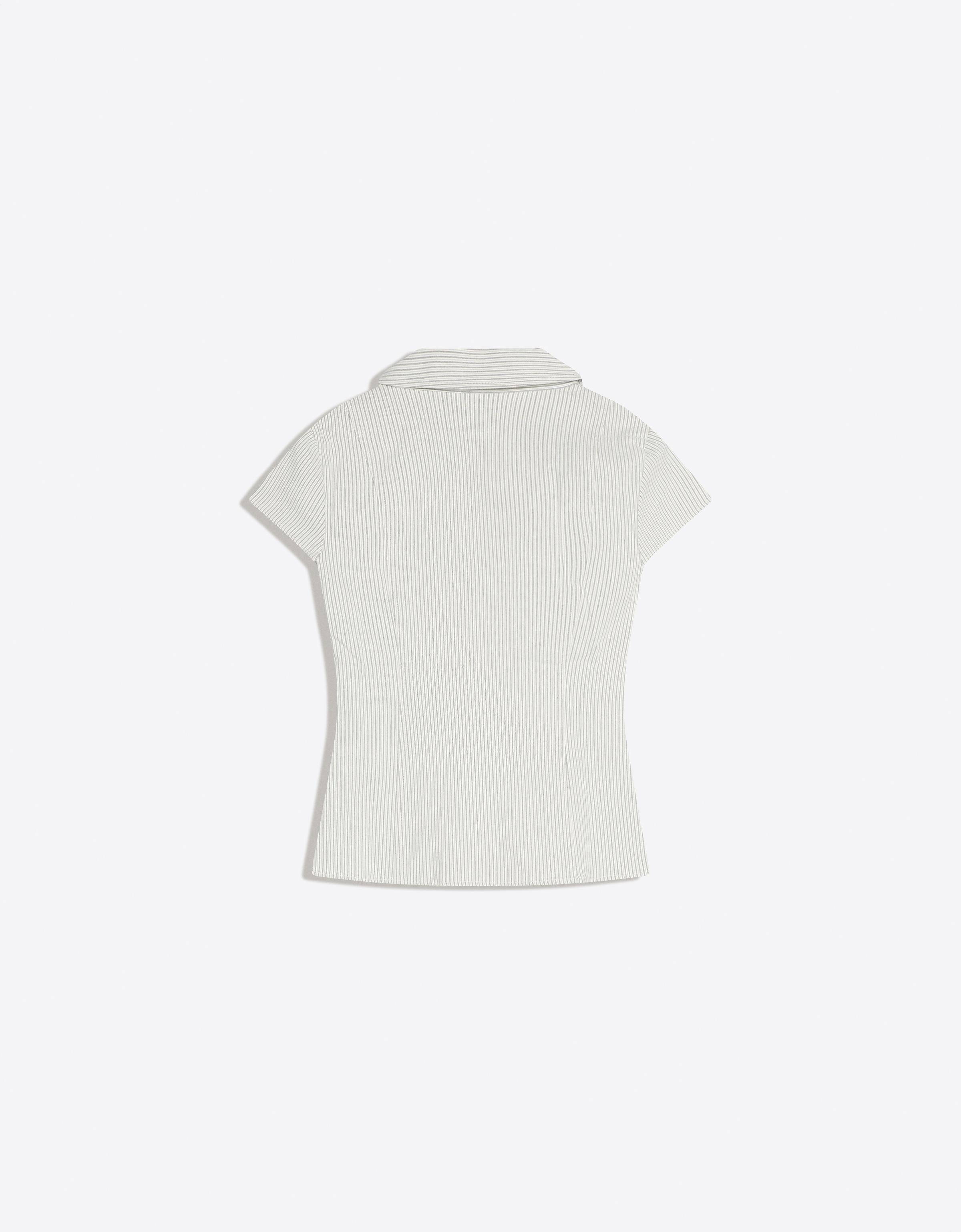 Kısa kollu fermuarlı gömlek - Görsel 48