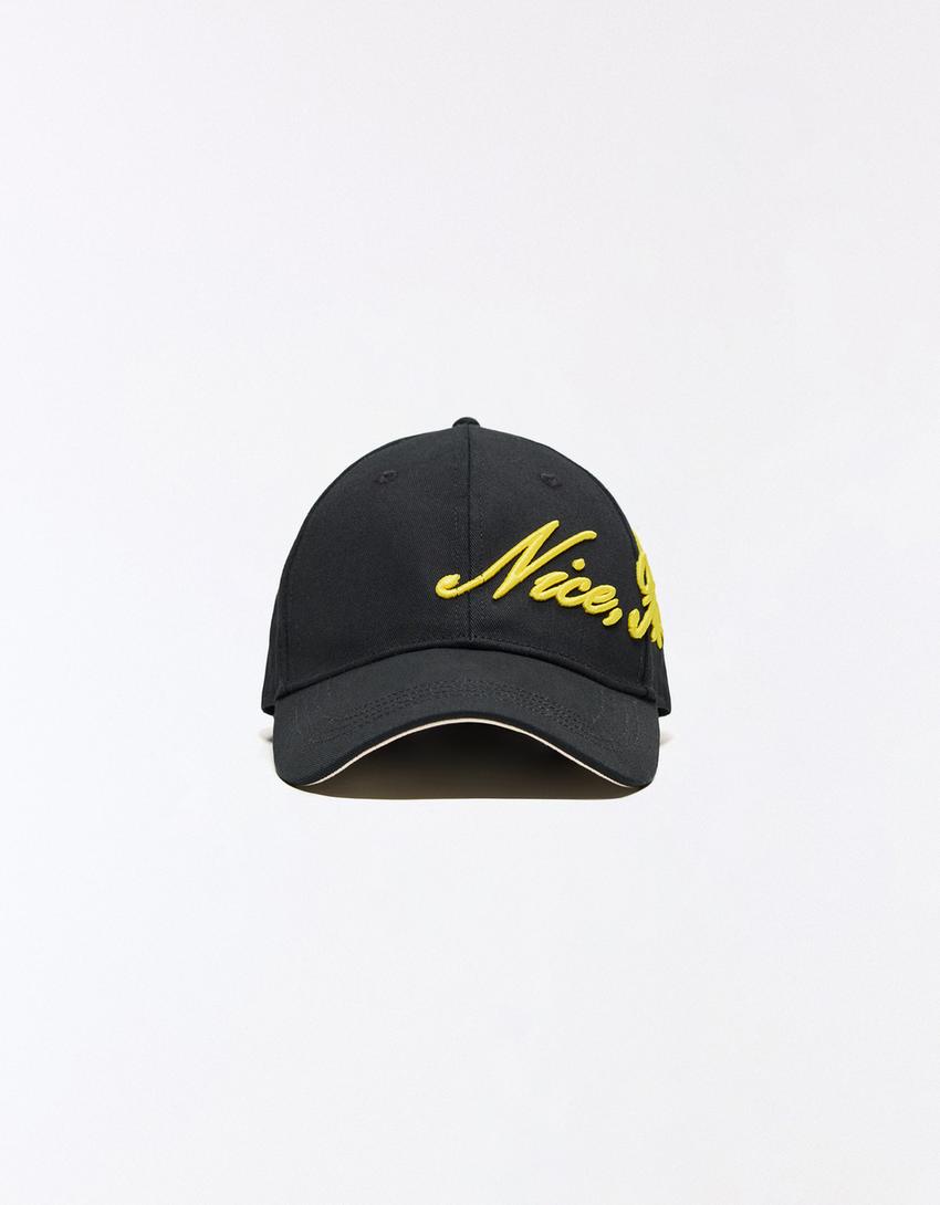 Gorra bordado-Negro