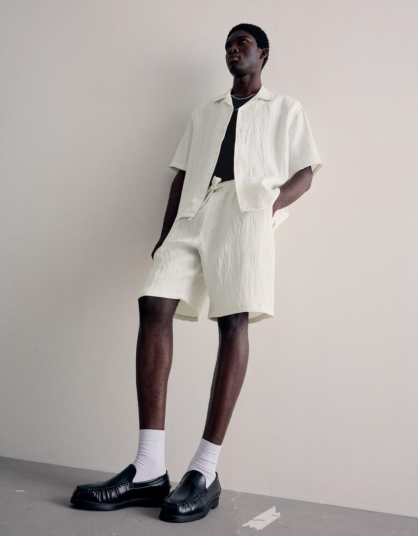 Shirt and Bermuda shorts set-Shirt and Bermuda shorts set