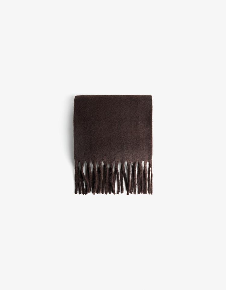 Solid-coloured scarf