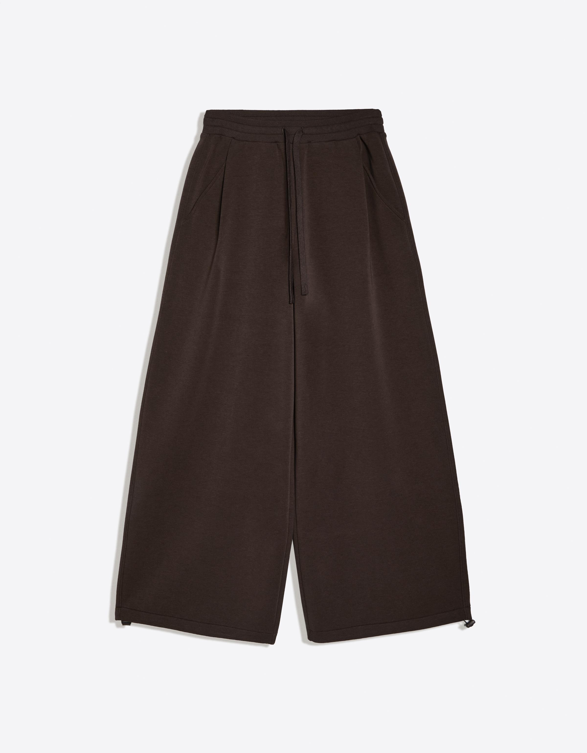 Barrel trousers — Brown