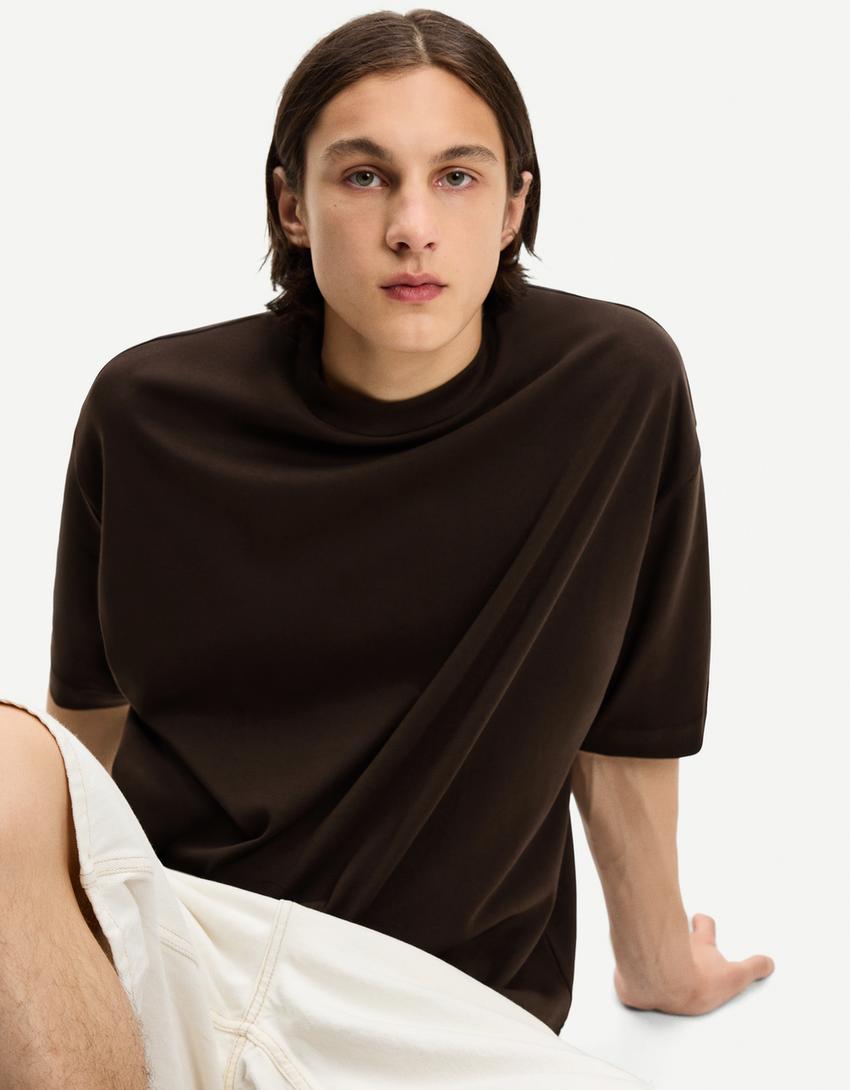 Camiseta manga corta boxy