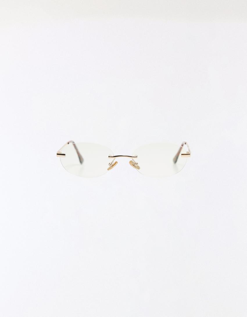 Gafas sin montura lectura-Blanco