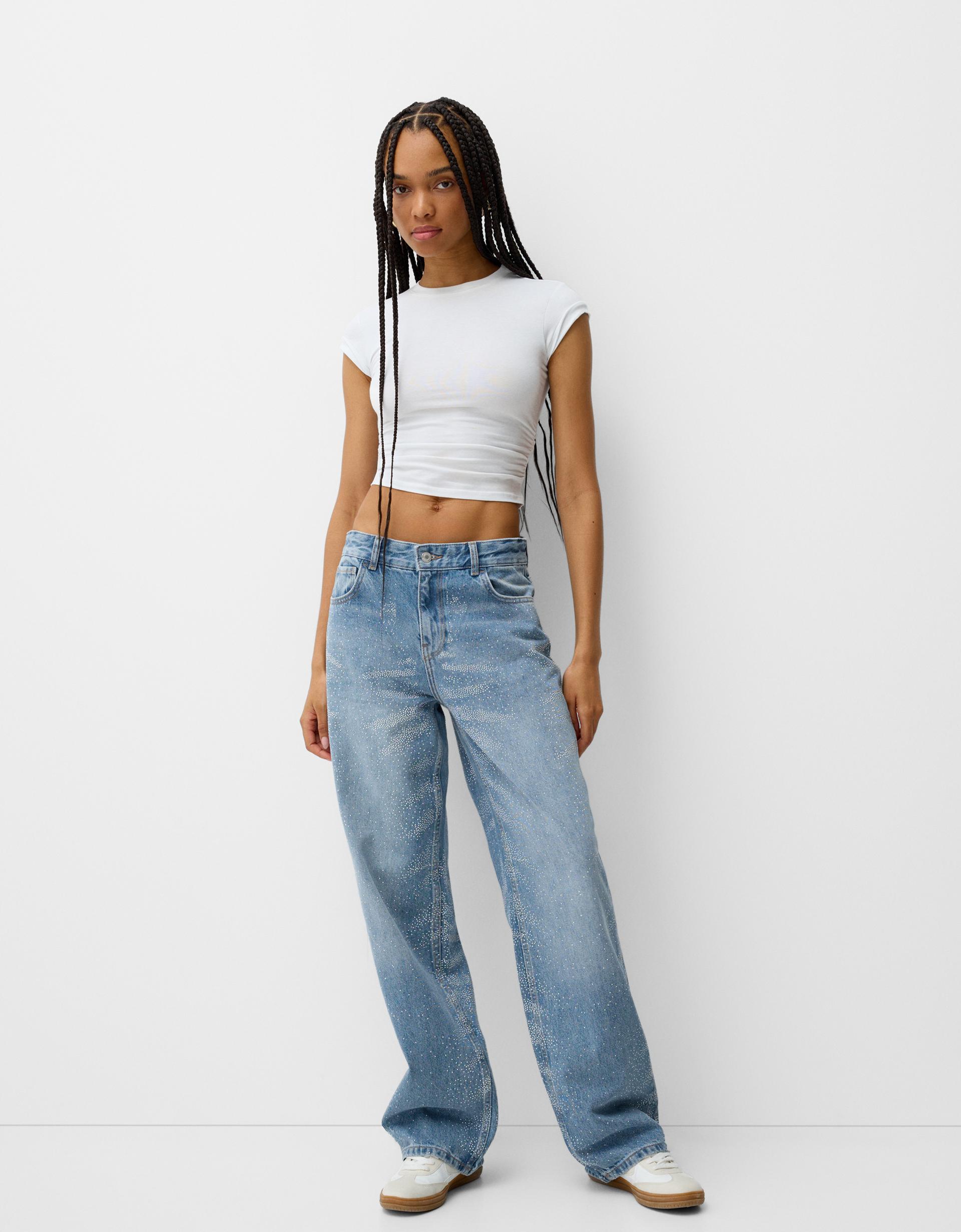 Bershka Outlet Bershka Jeans Push Up Jeans 2025 Bershka Denim Push