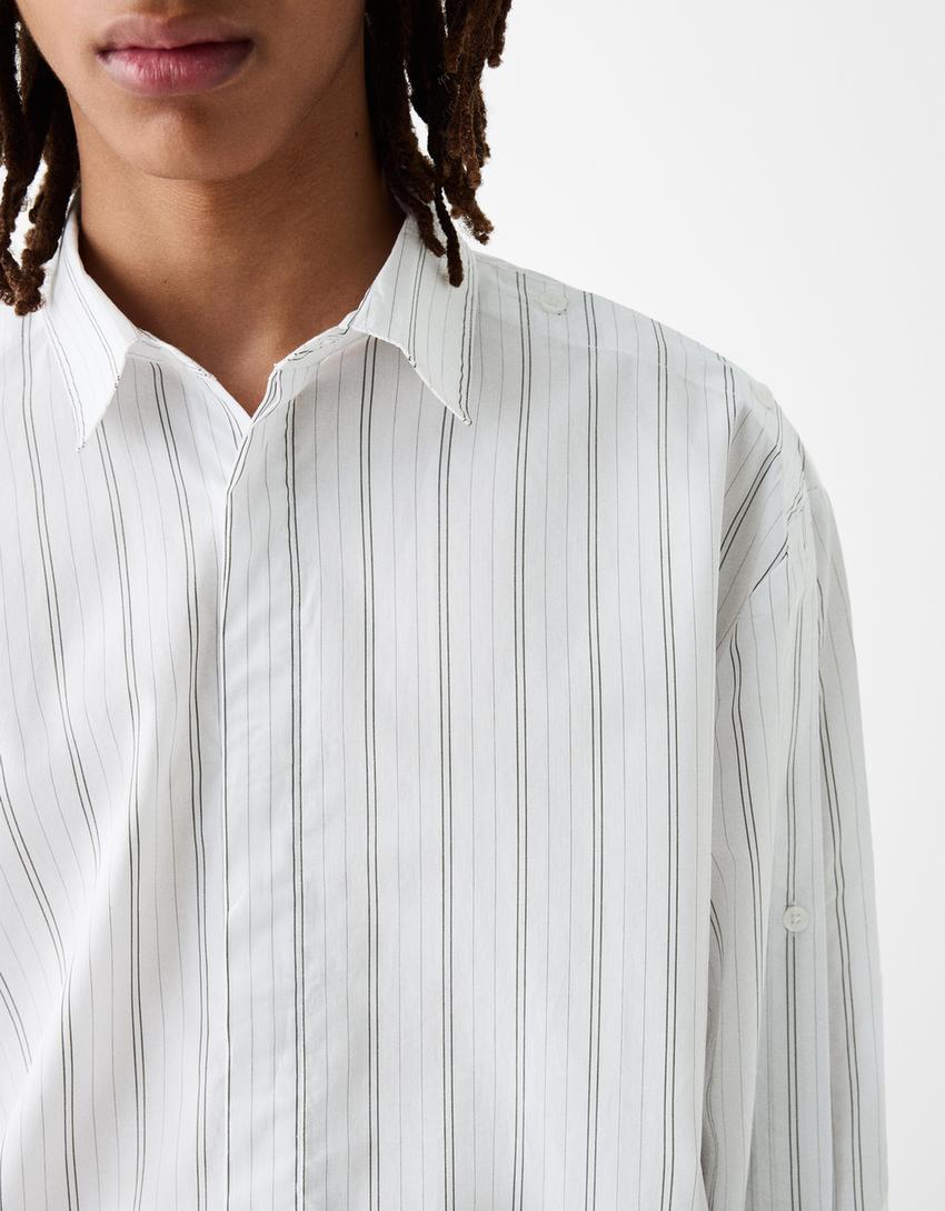 قميص بأكمام طويلة مخطط-أبيض مطفي-6