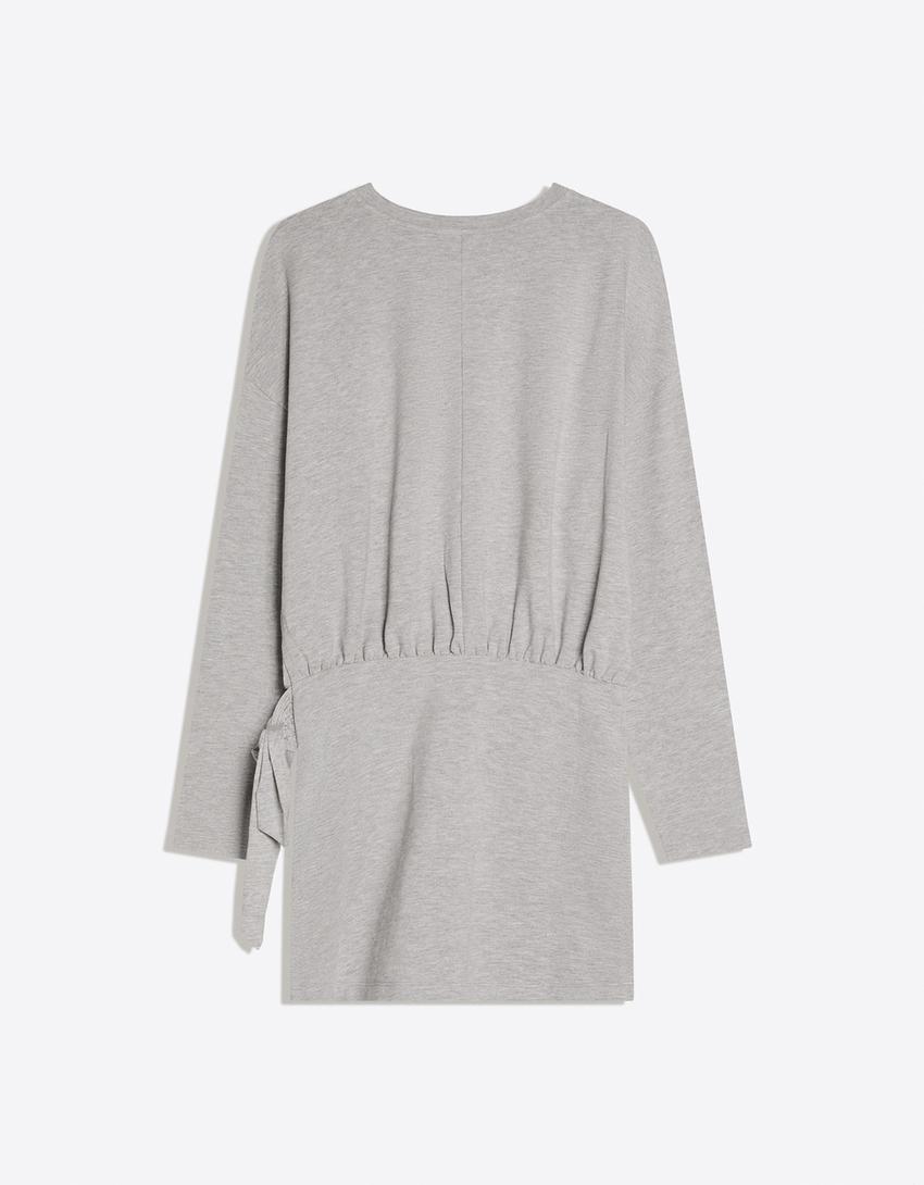 Mini knot dress-Grey