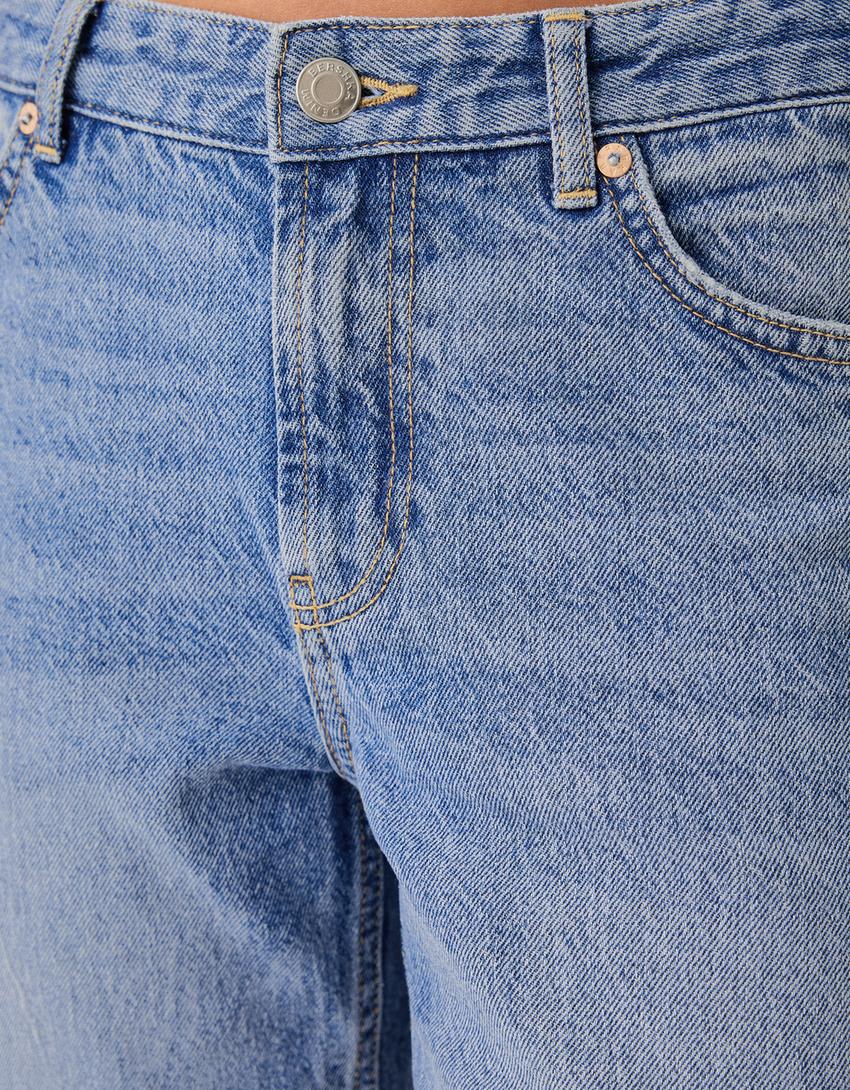 Straight fit jean-Açık mavi-6