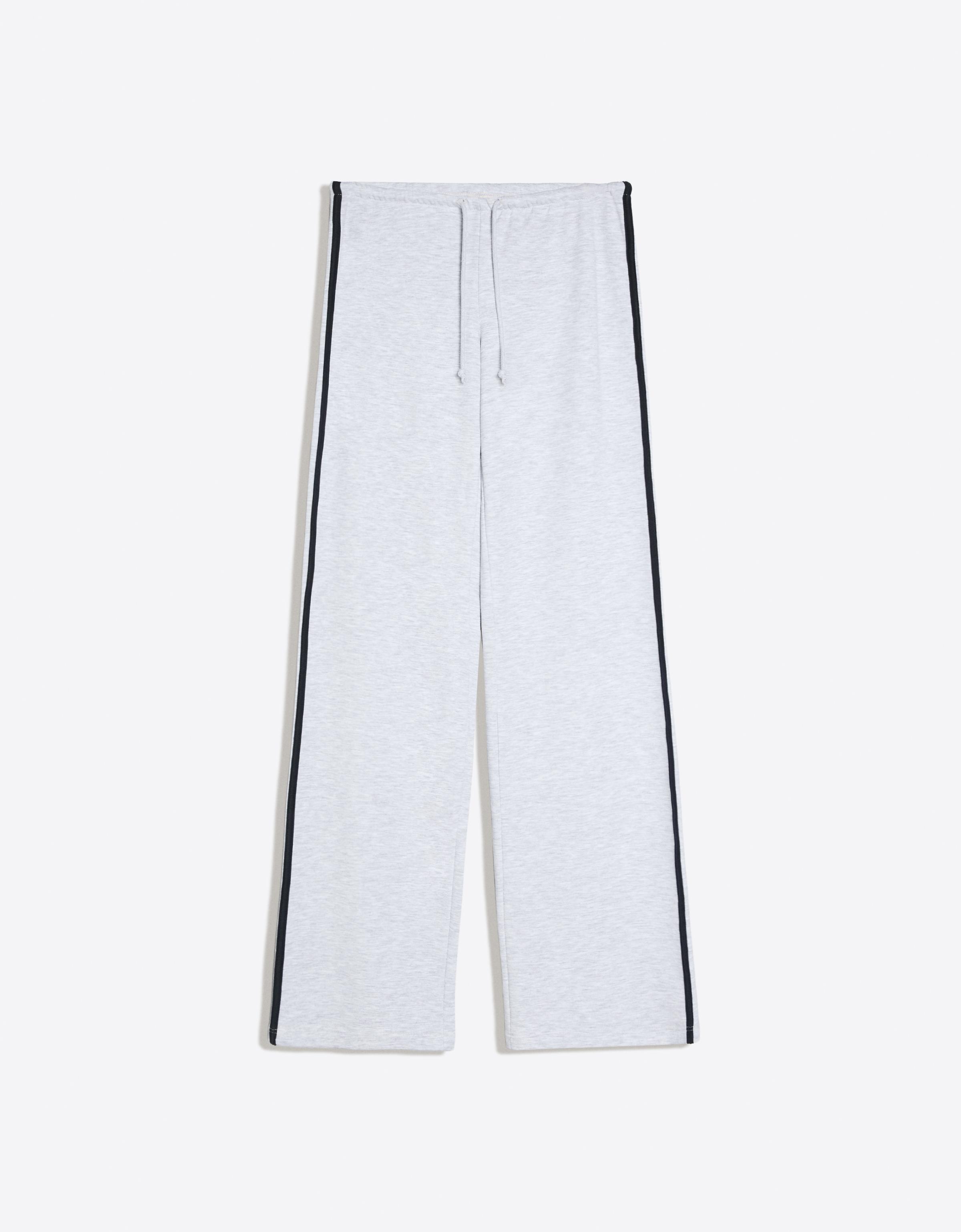 Side-stripe joggers — Grey