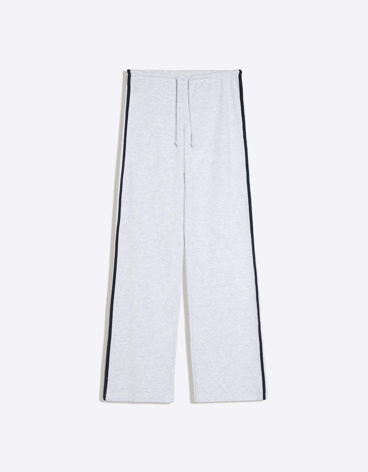 Side-stripe joggers — Grey