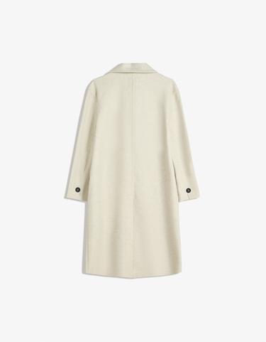 Soft-touch long coat — Sand 6