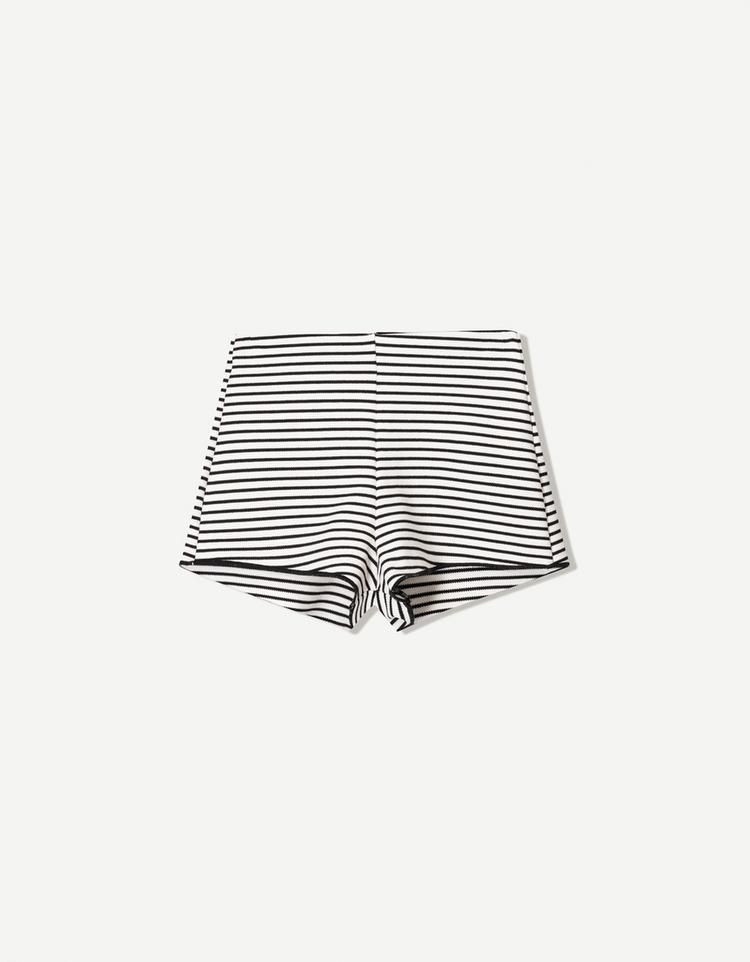 Mini knit shorts