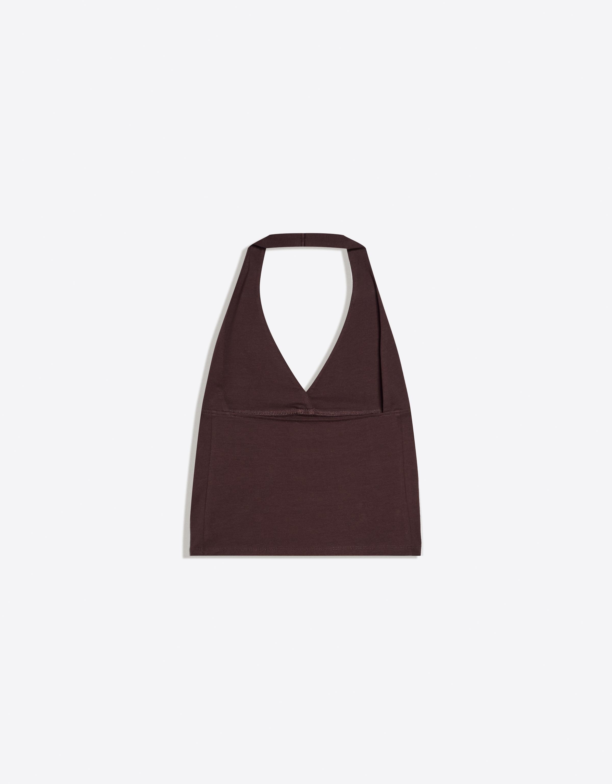 Halter top — Brown