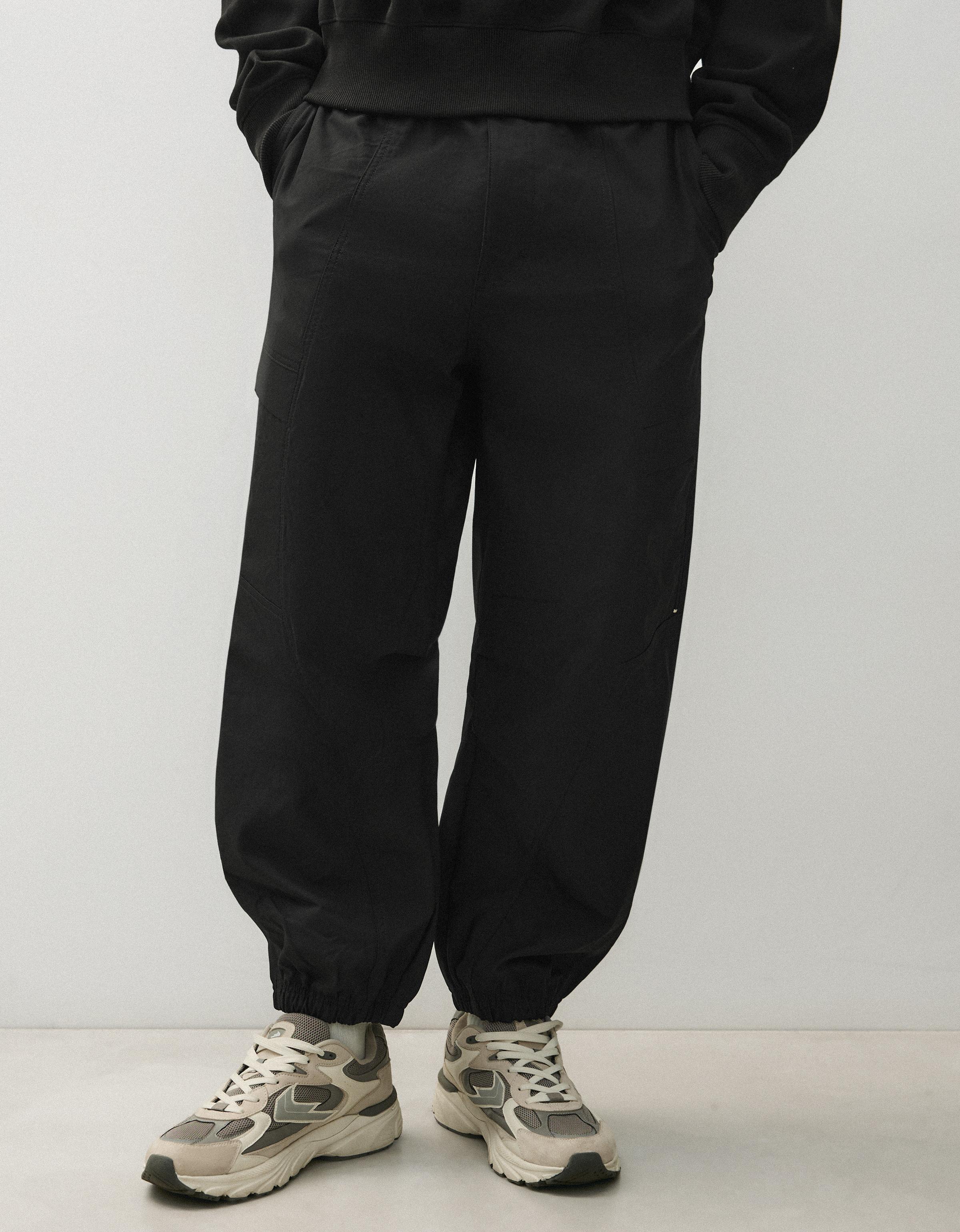 Bershka Teknik kargo straight fit pantolon görsel 6