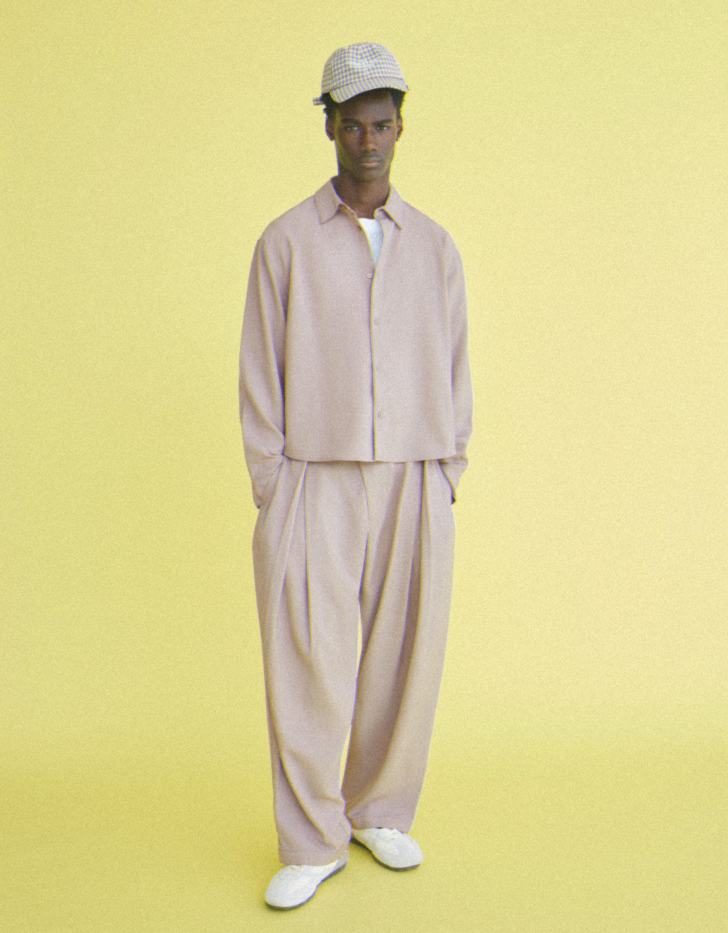 Bershka Uzun kollu boxy fit gömlek görsel 5