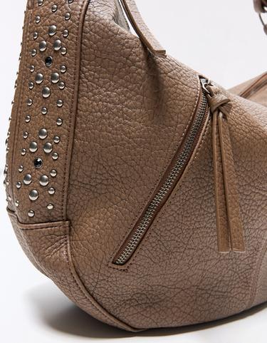 Zip shoulder bag — Sand 2