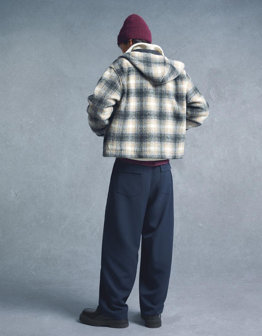 Pantalon super baggy tailoring-Marine