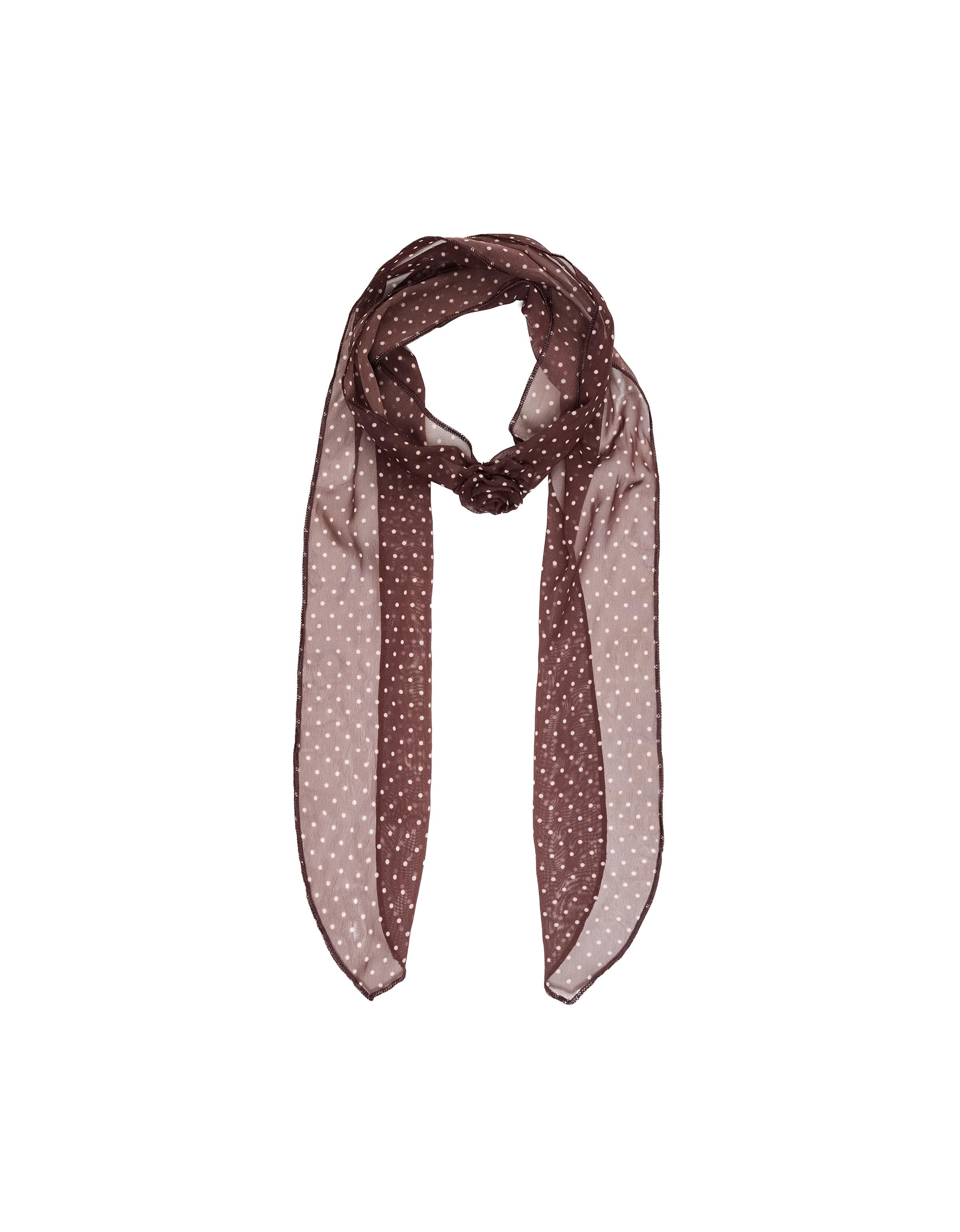 Floral neckerchief — Brown