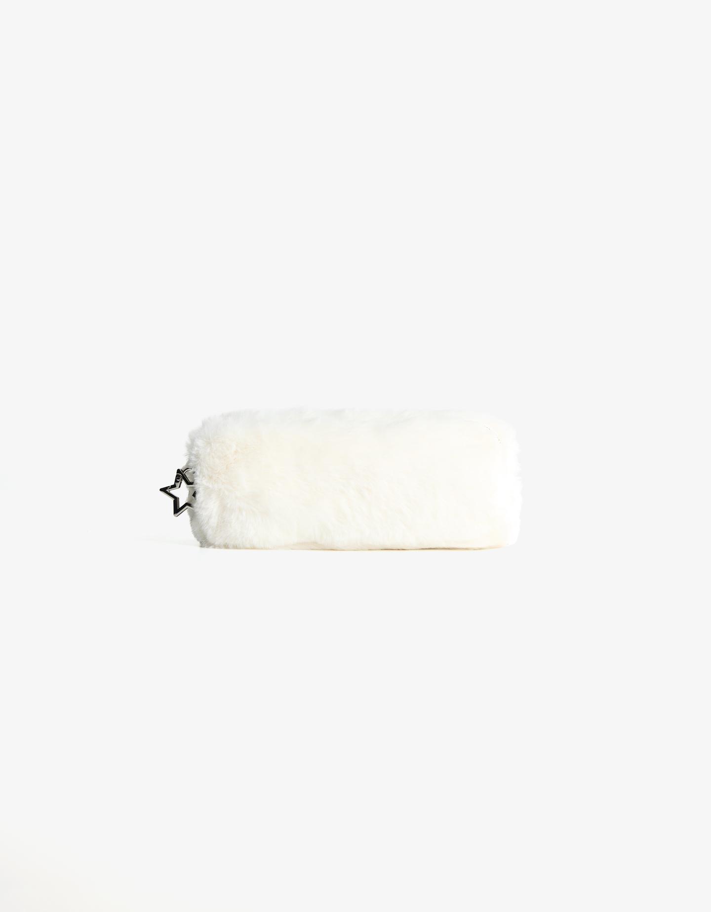 Bershka Estuche Efecto Pelo Mujer Crudo