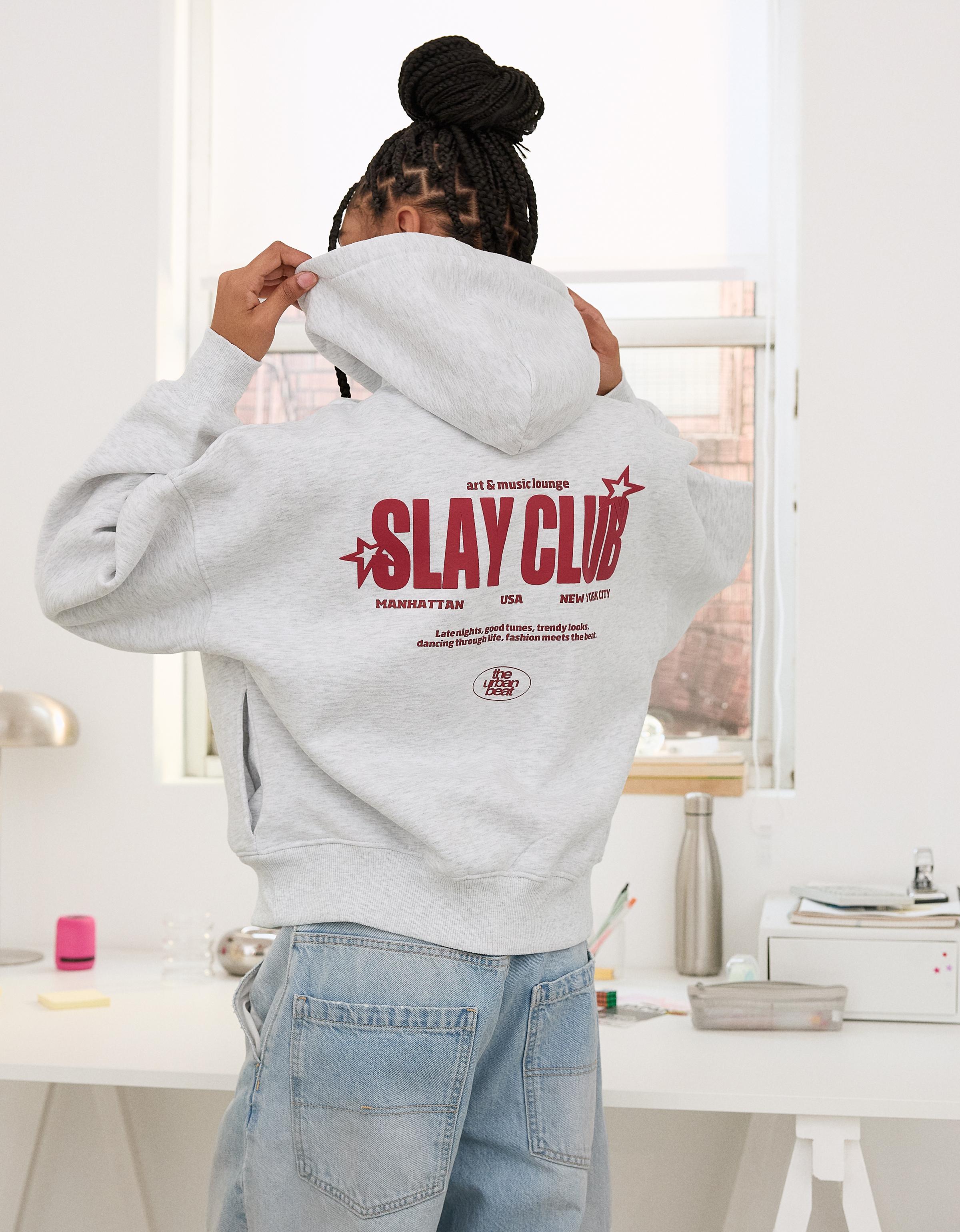 Printed hoodie - Sweatshirts and hoodies - BSK Teen | Bershka