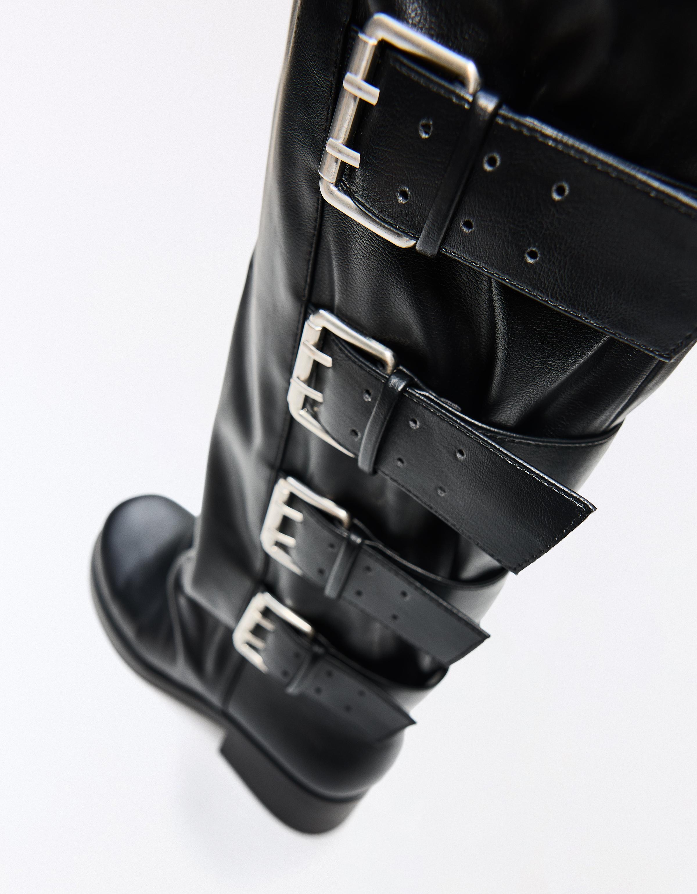 Biker boots — BLACK