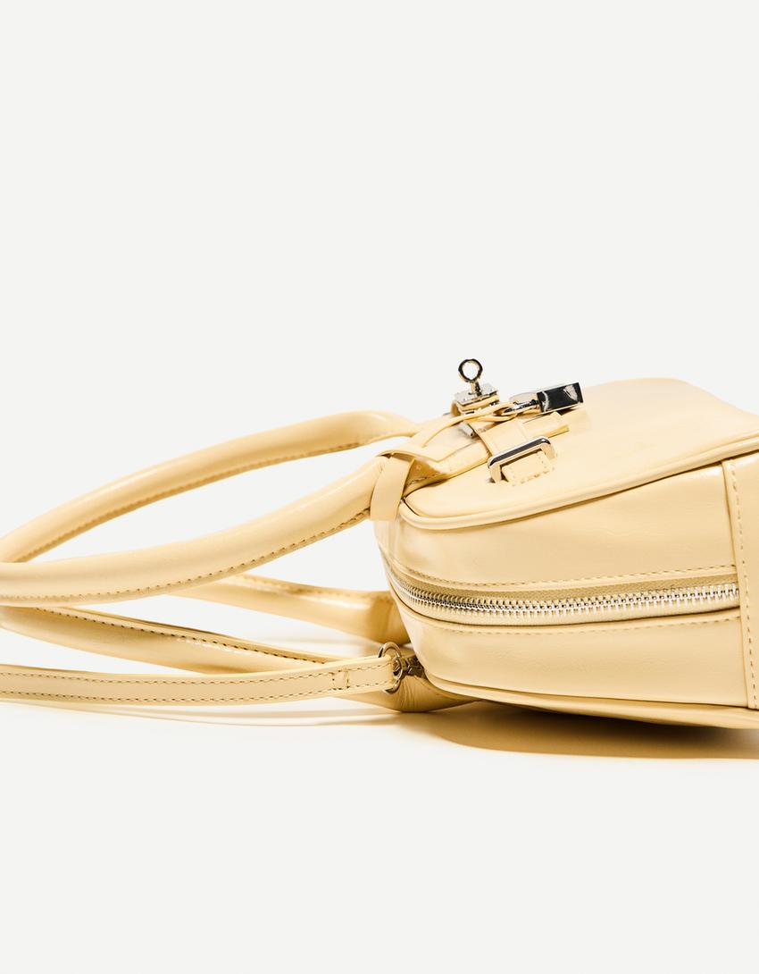 Borsa a bauletto-Giallo-1
