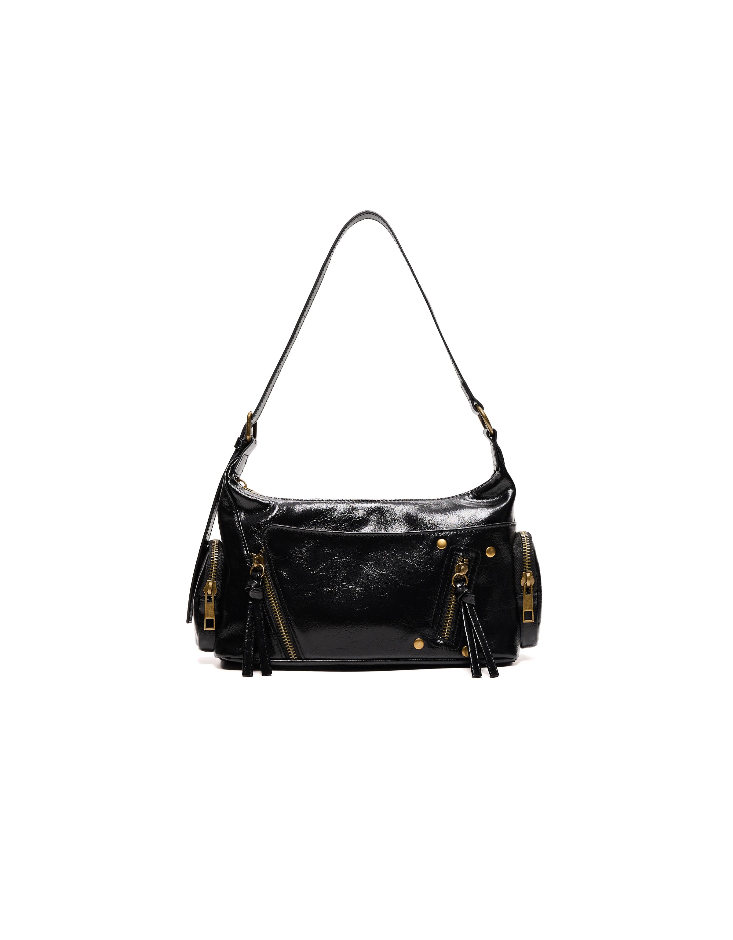 Mini zip bag — Black