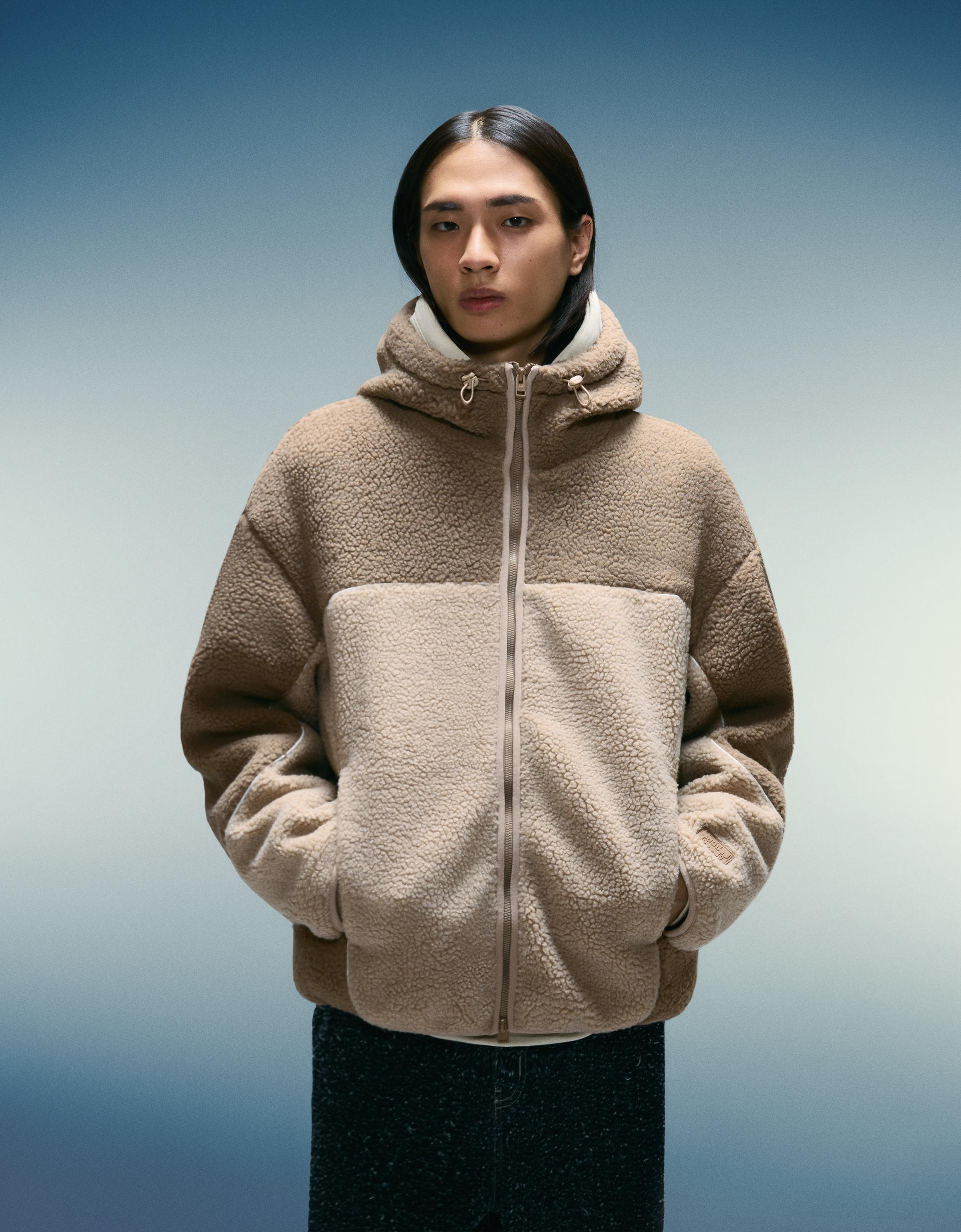 Veste en mouton synthétique