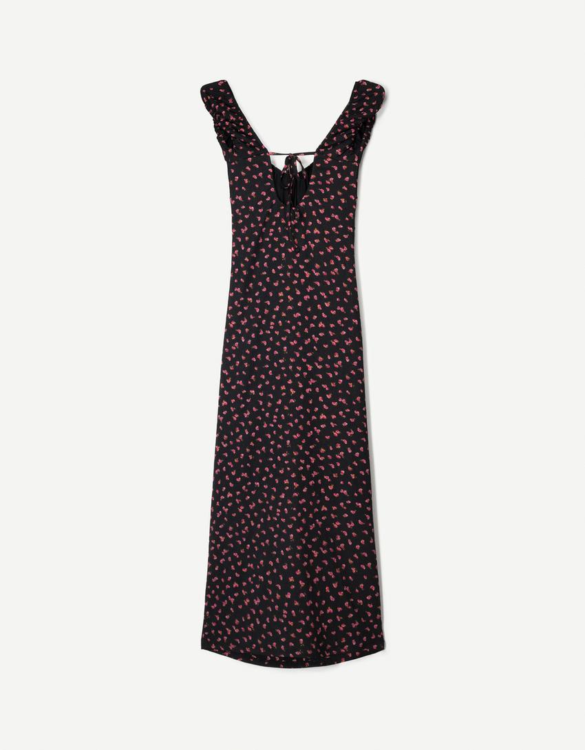 Midi dress-Black