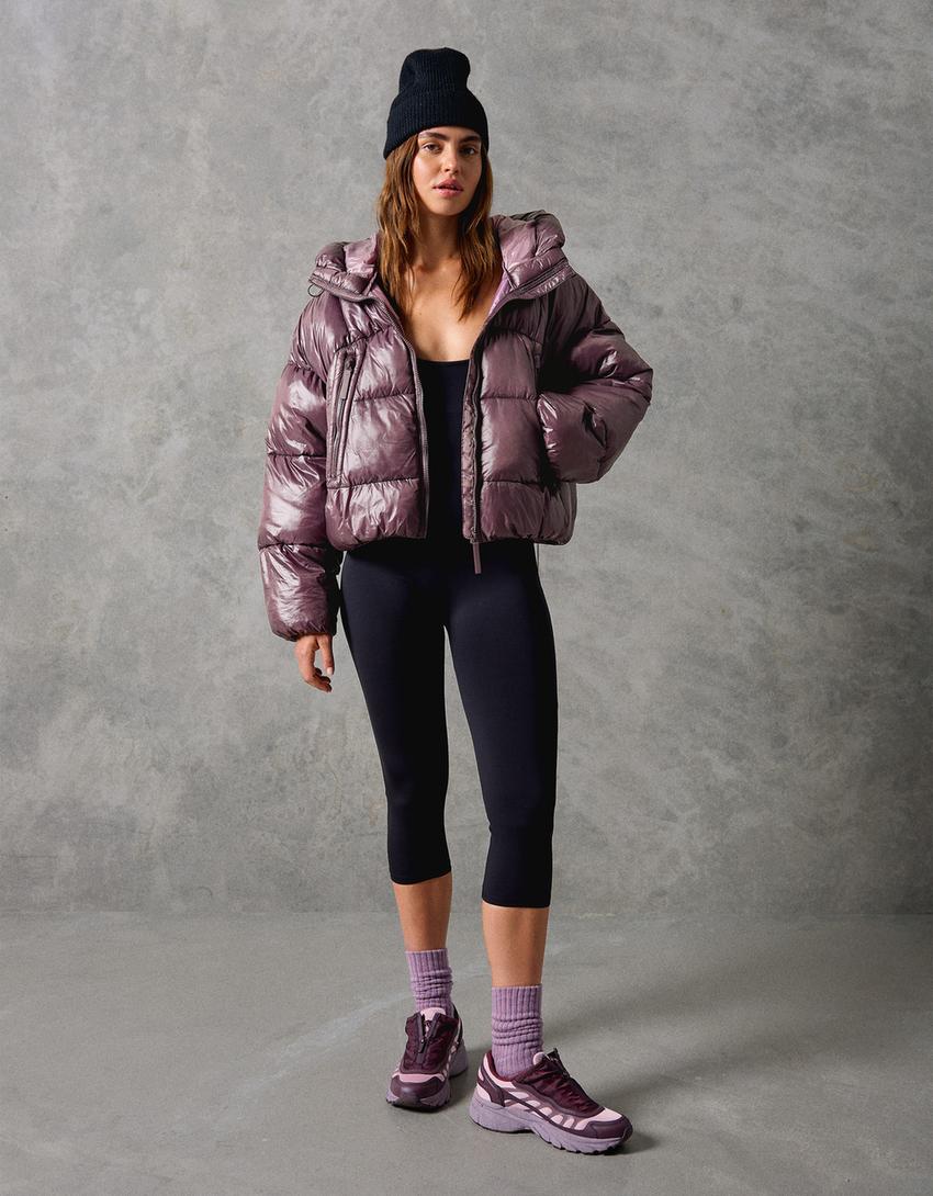 Puffer jacket-Violet