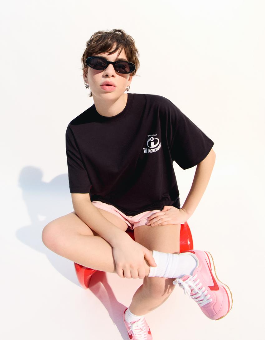 Retro spor ayakkabı-Pembe-1