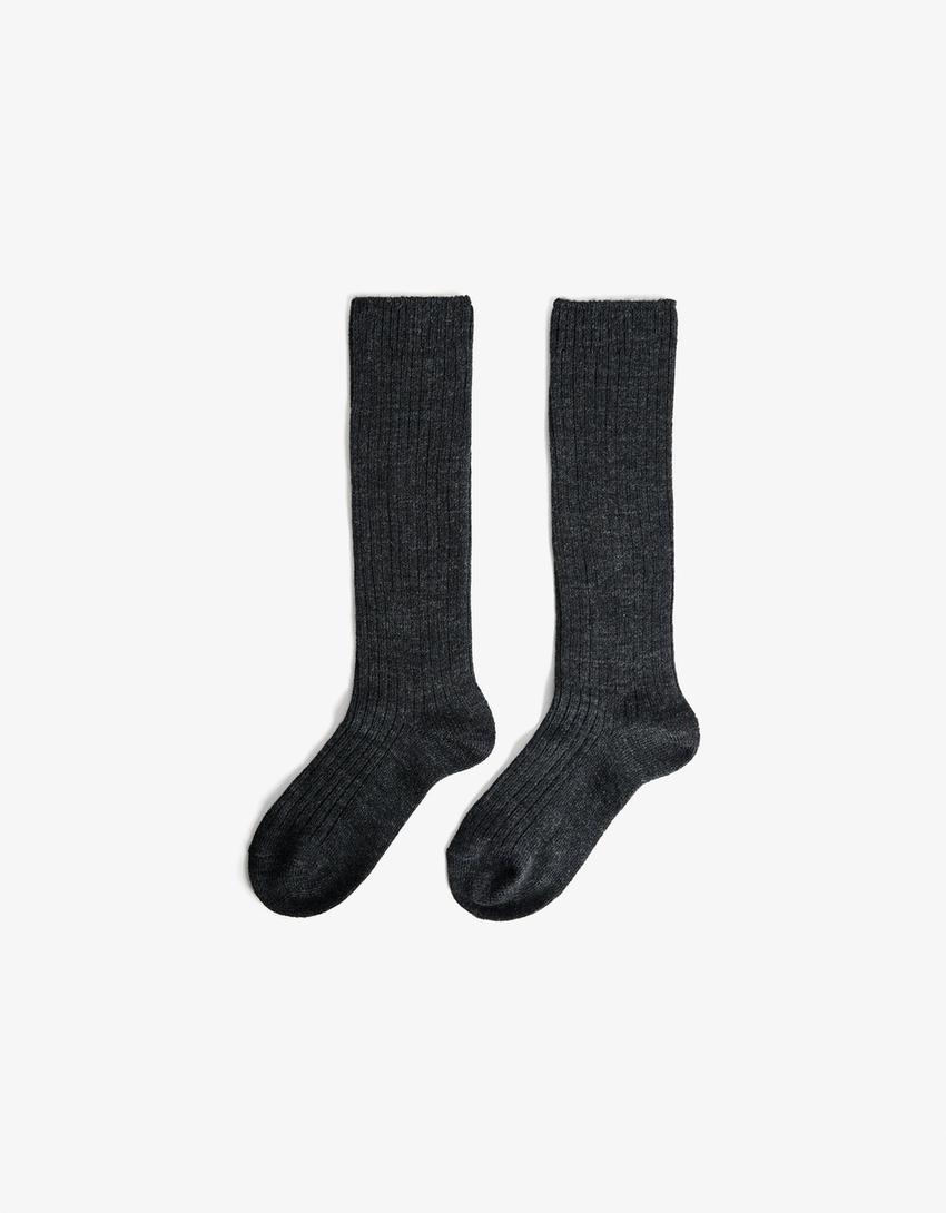 Short socks-Grey