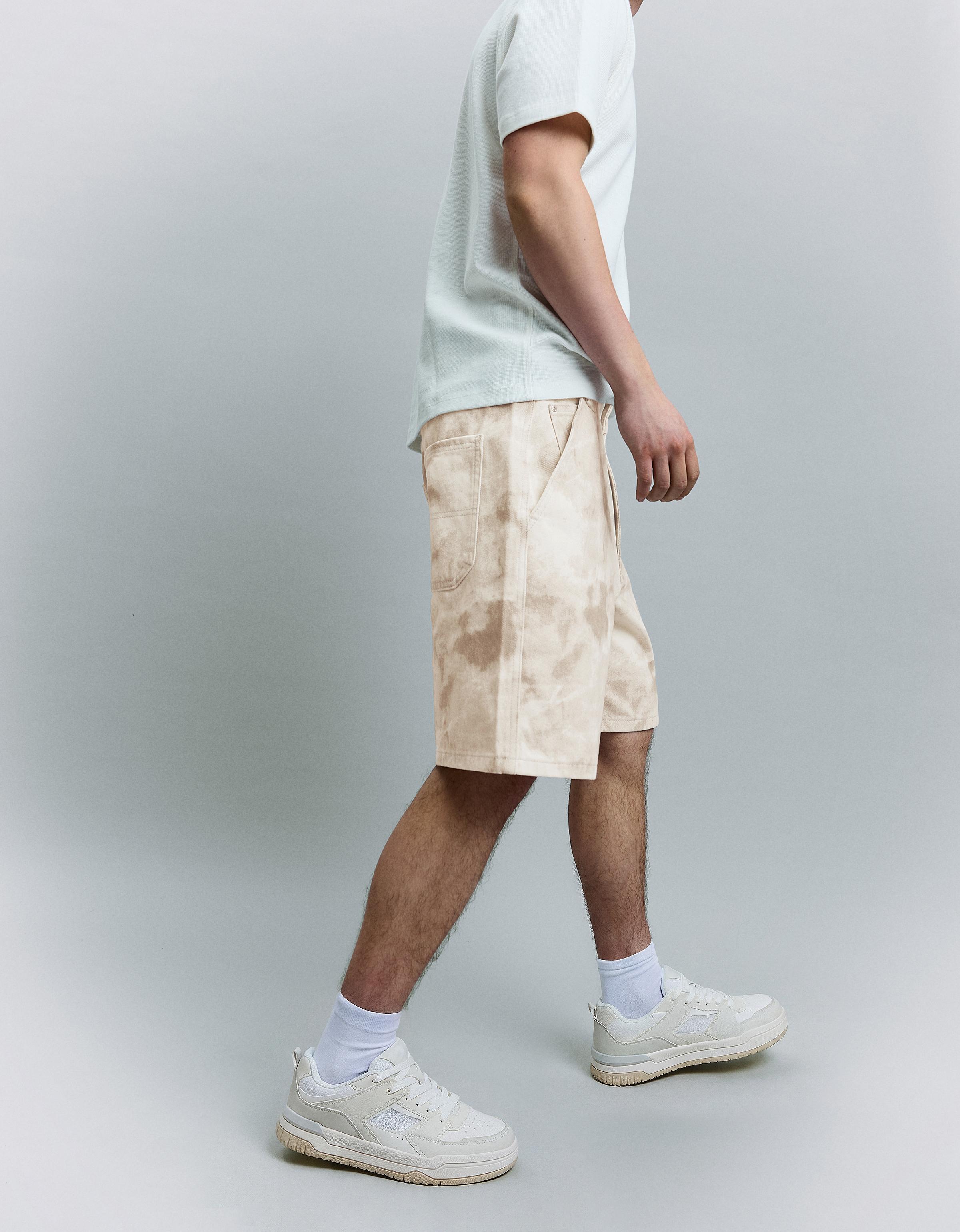 Baggy fit baskılı bermuda - Görsel 60