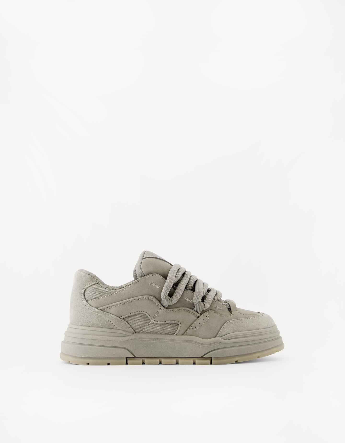 Bershka Sneakers Skate Voluminose Uomo 44 Grigio