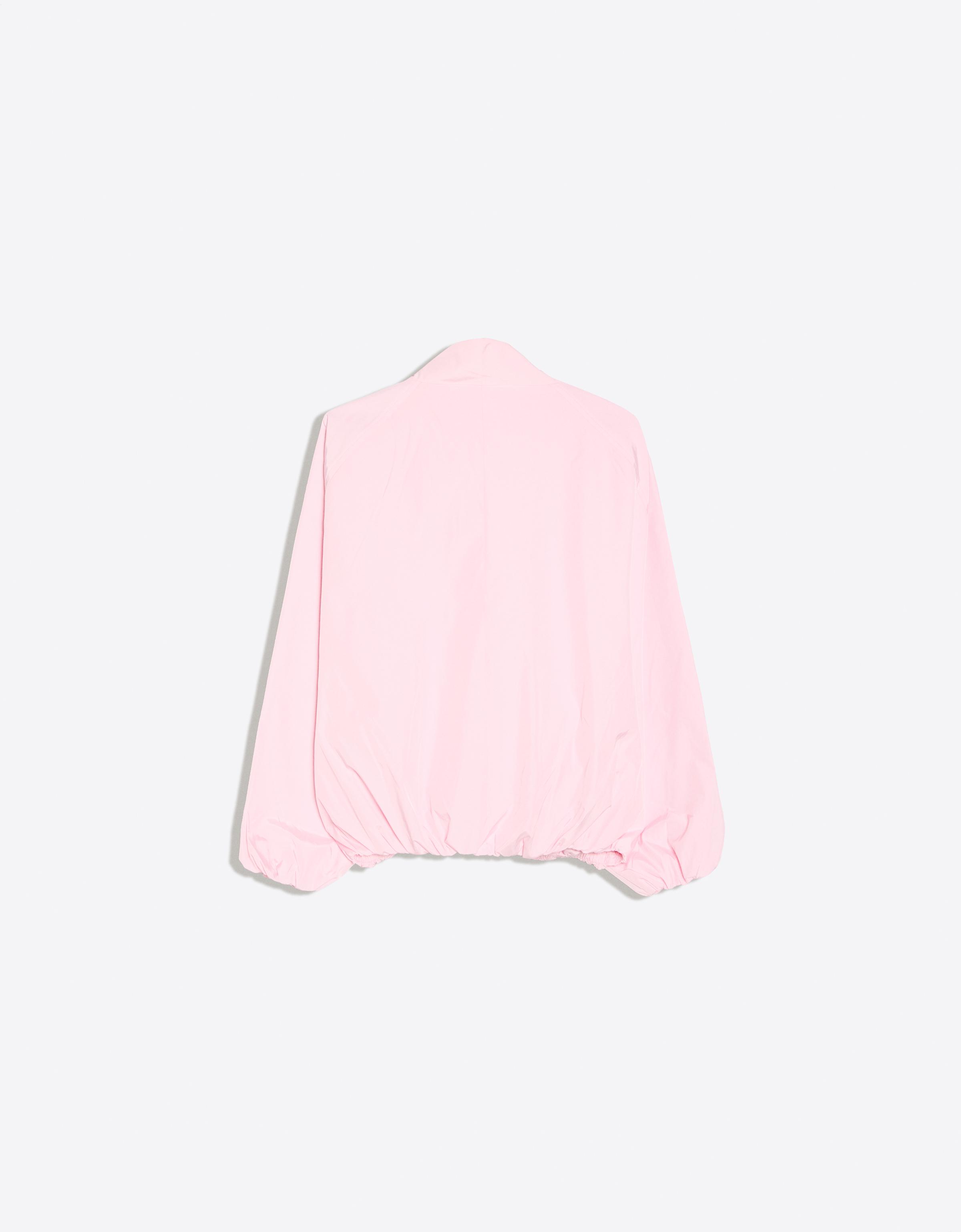 Nylon jacket with clasps — Pink