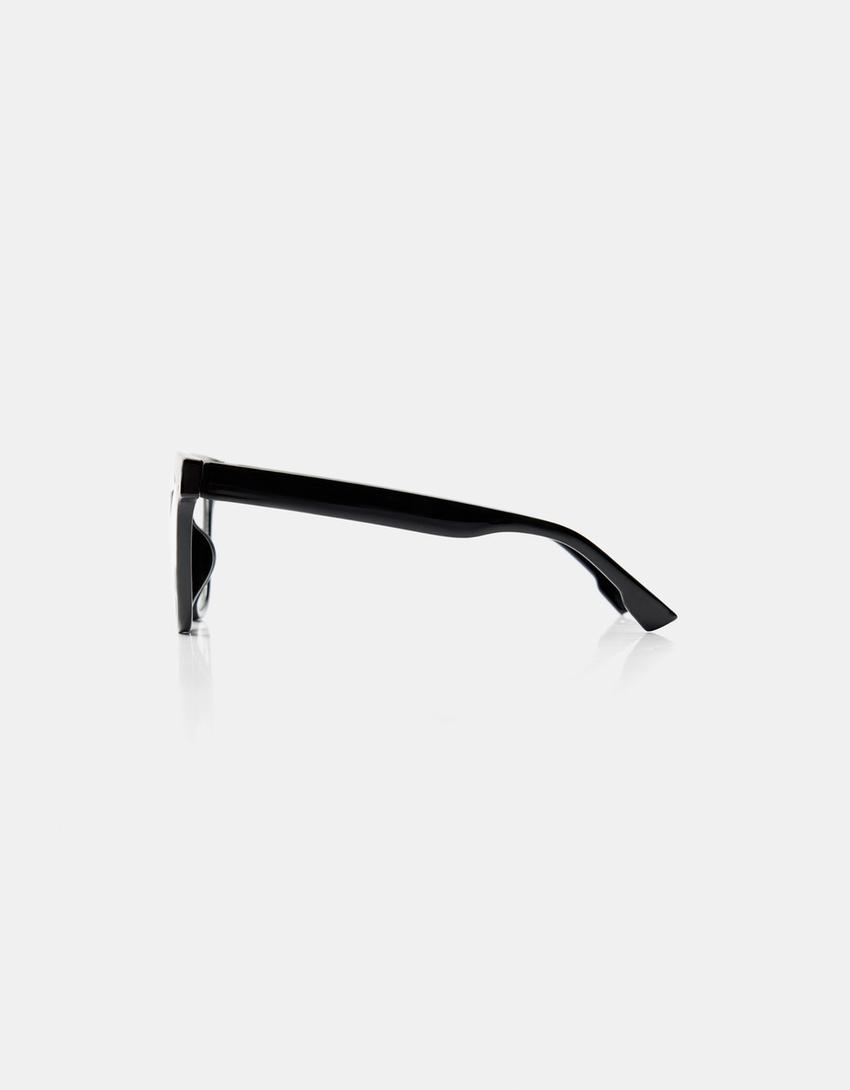 Resin sunglasses-Black-3