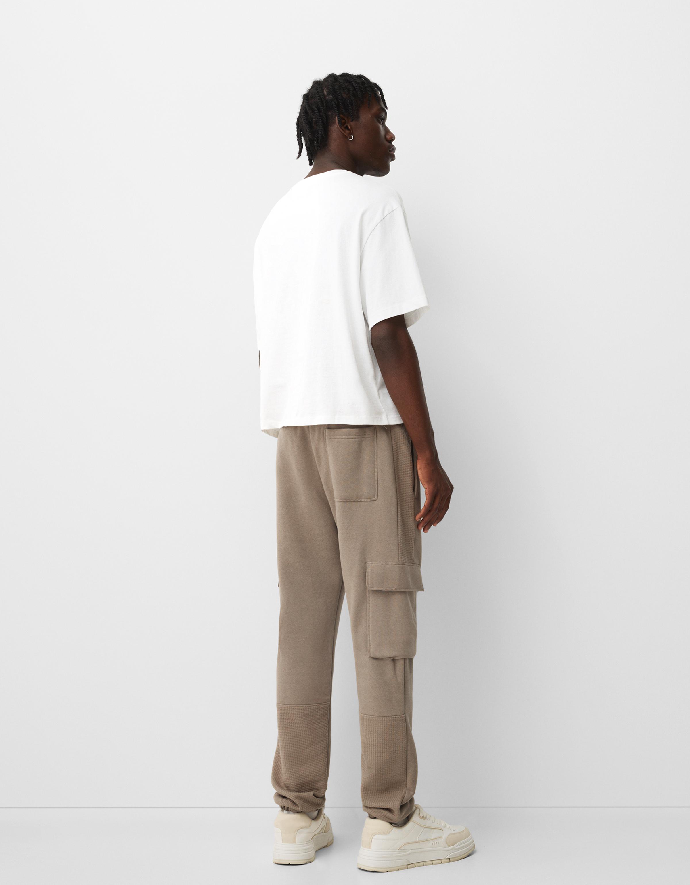 Pantalon cargo bershka homme sale