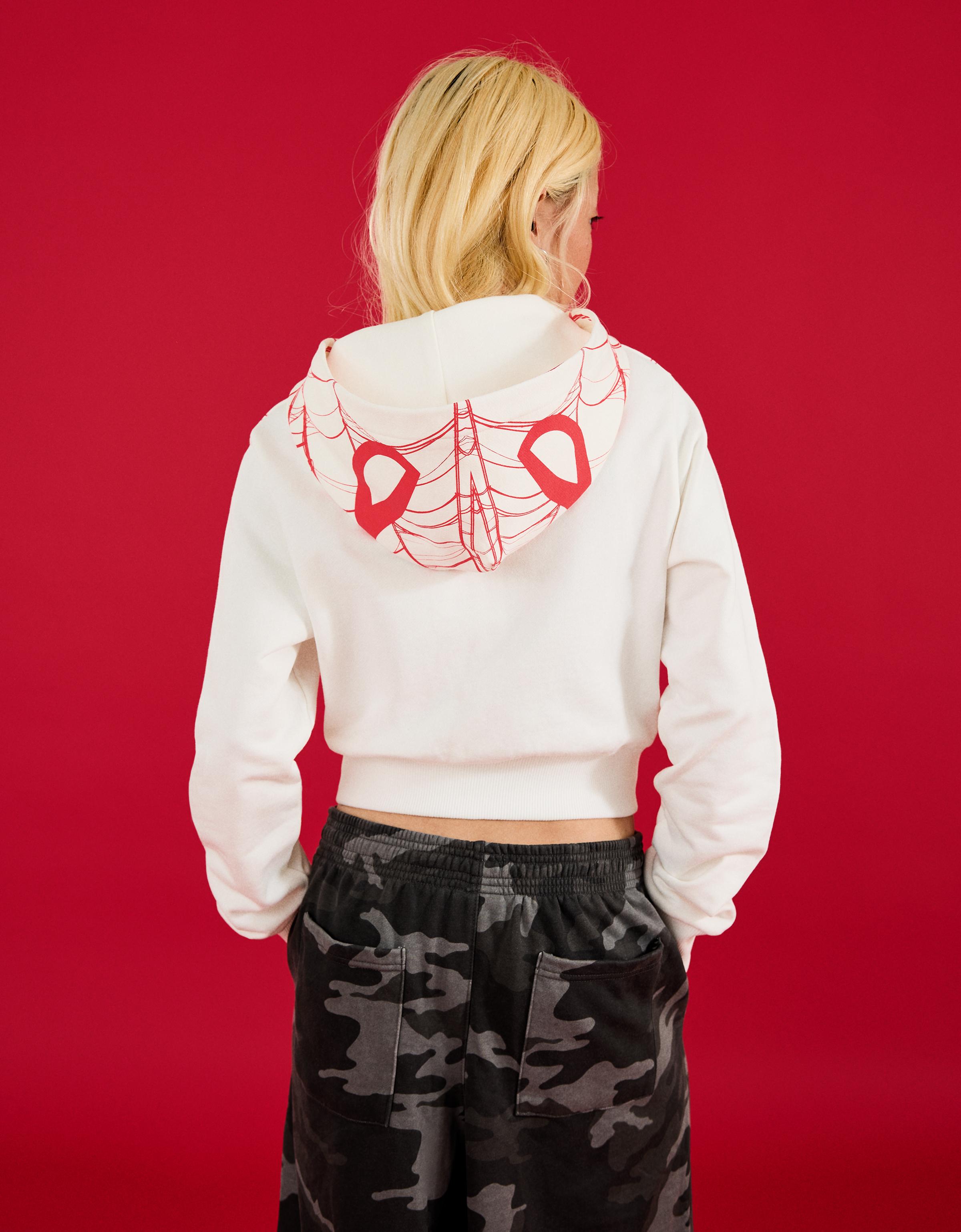 SPIDER-MAN print hoodie — Off white