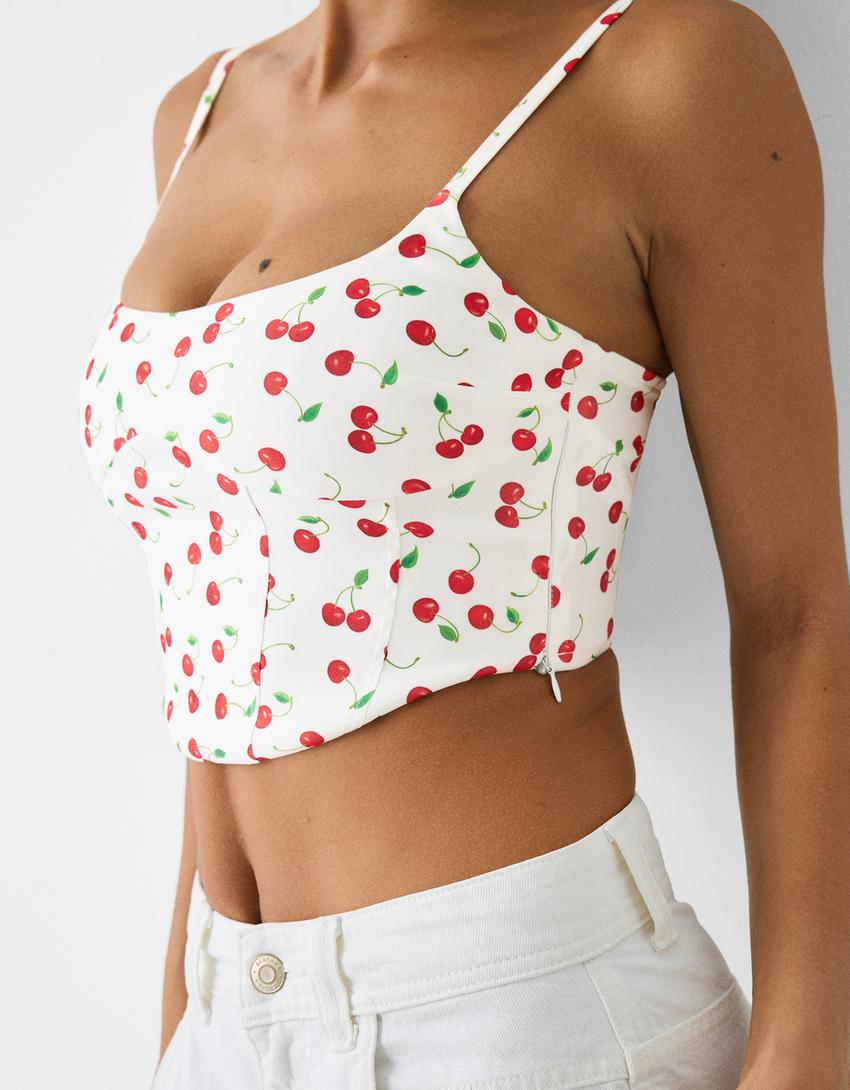 توب بنغالي مطبوع-أبيض مطفي-6