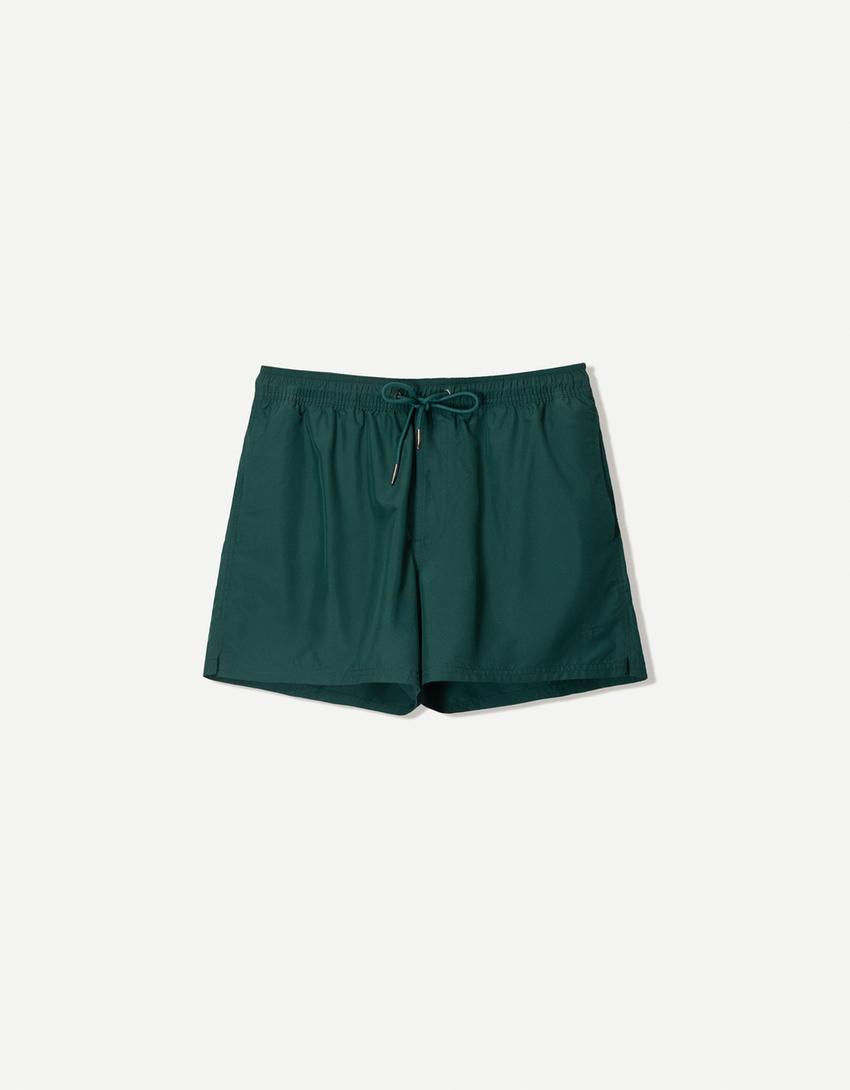Bañador liso-Verde