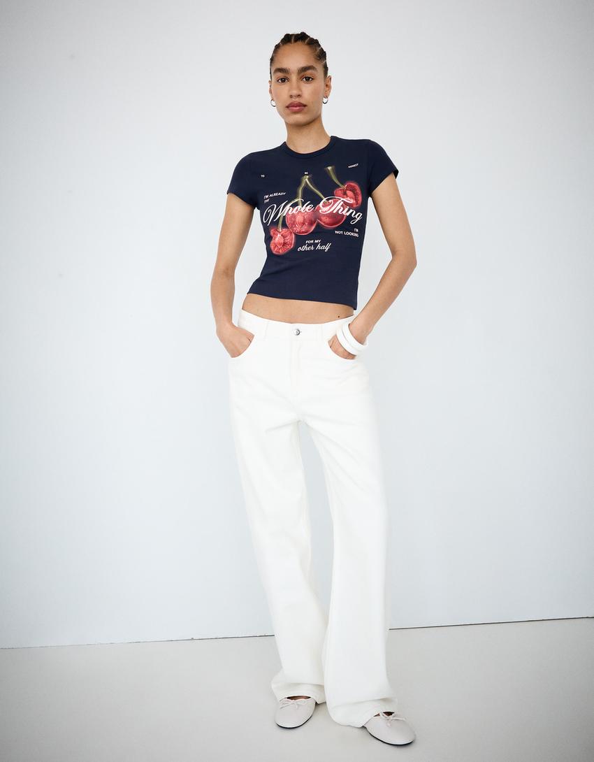 Short sleeve T-shirt-Navy