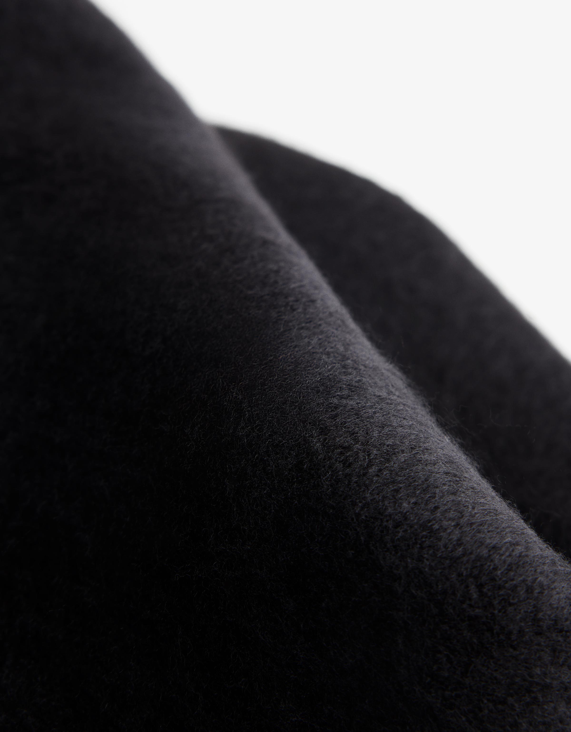 Solid-coloured scarf — Black