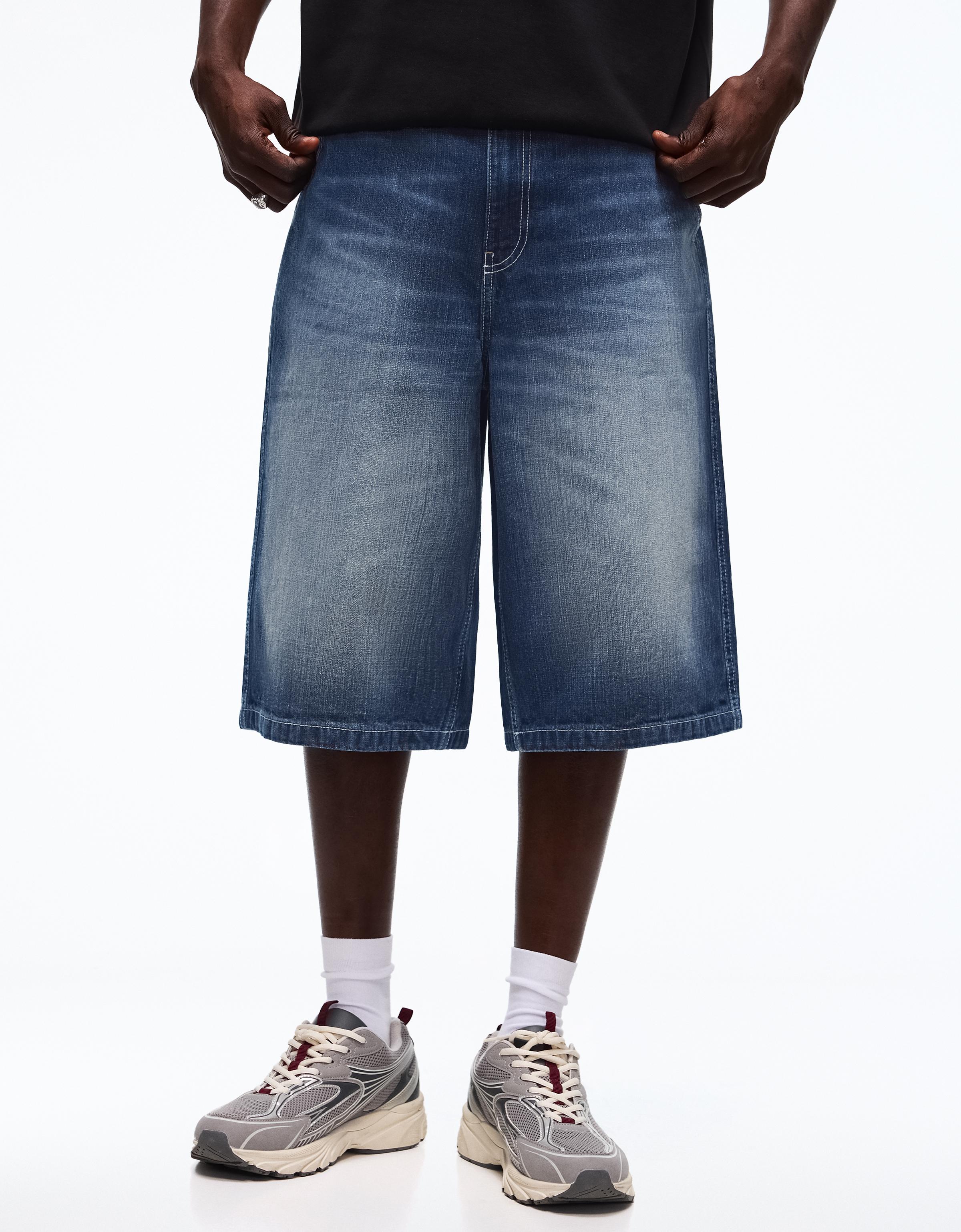 Skater denim bermuda - Görsel 97