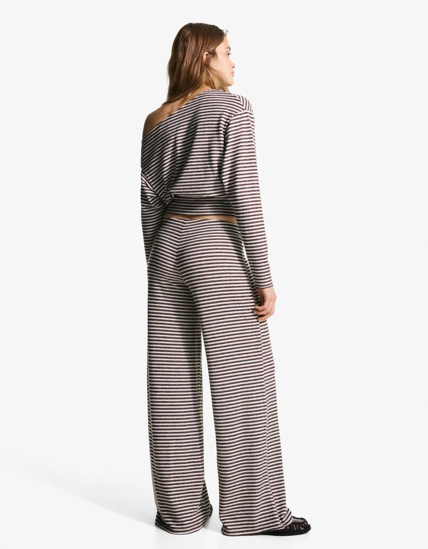 Knitted jumper and trousers set-Knitted jumper and trousers set